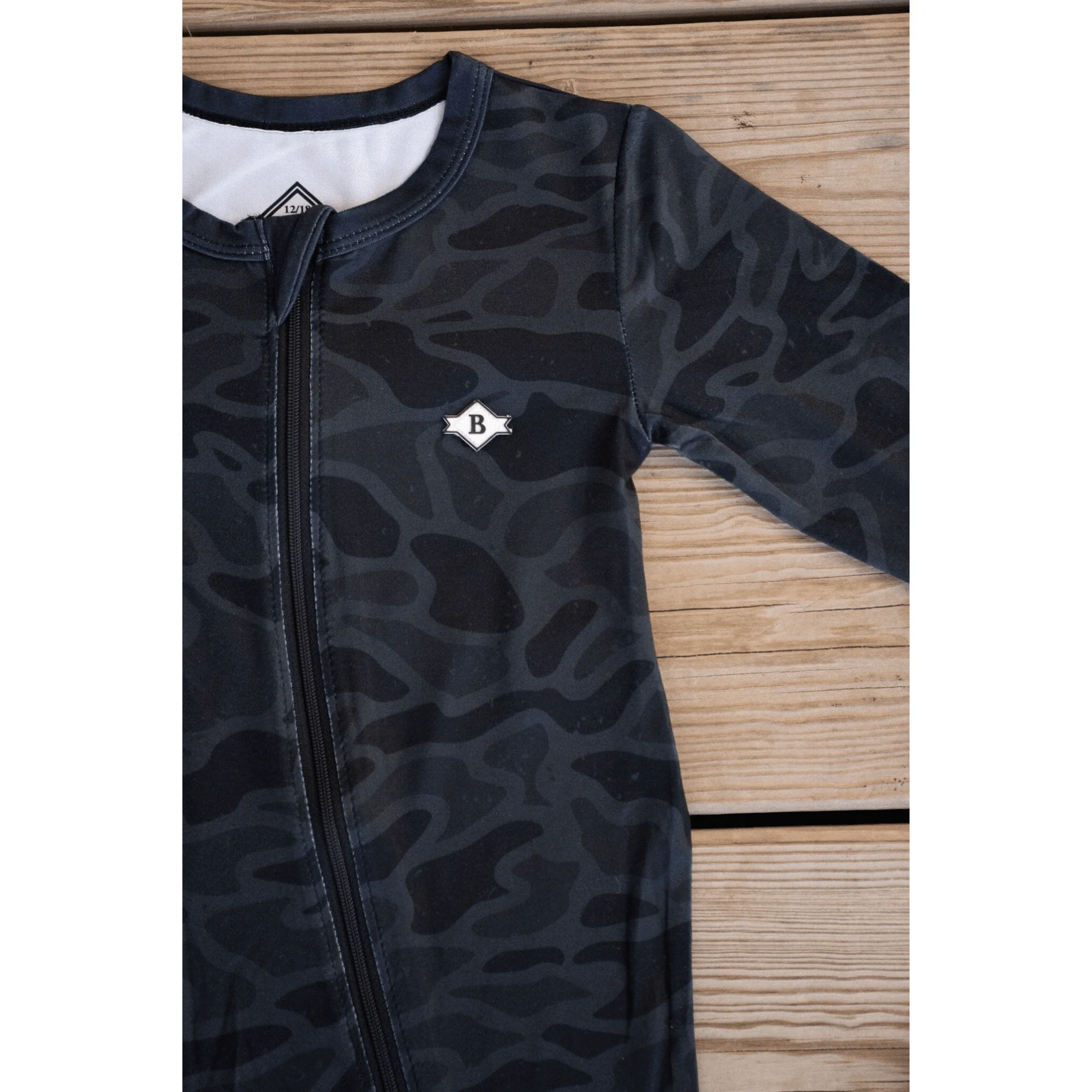 Baby Zip Up - Black Camo - Image 5