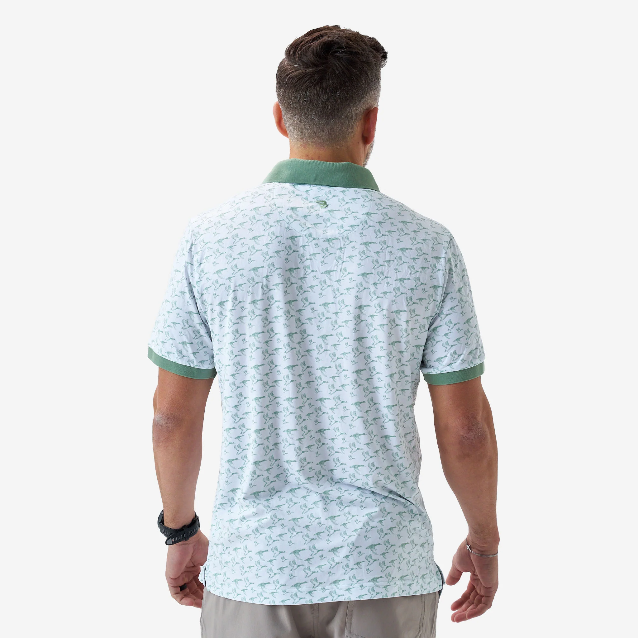 Performance Ringer Polo - Duck Season - White - Image 4