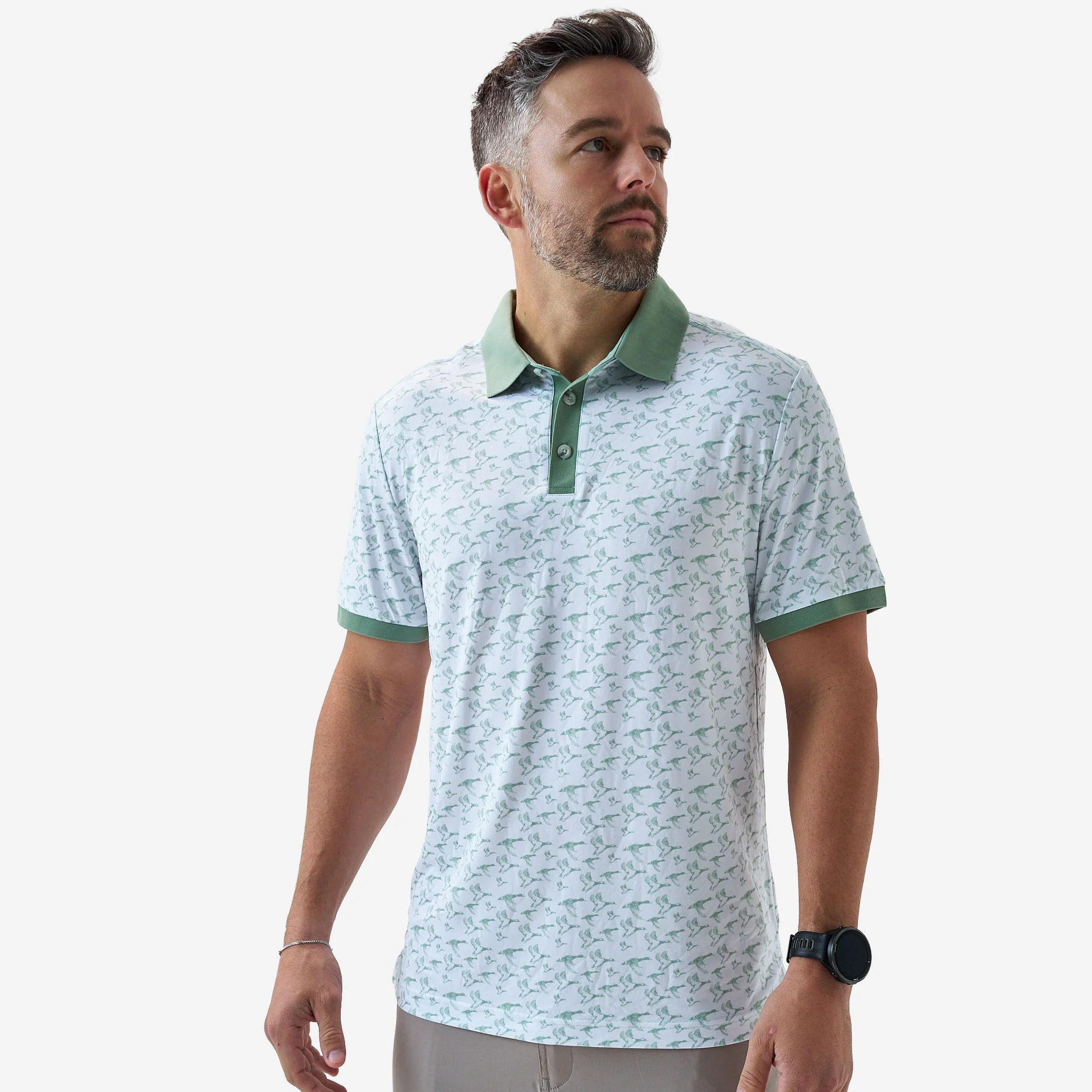 Performance Ringer Polo - Duck Season - White - Image 8