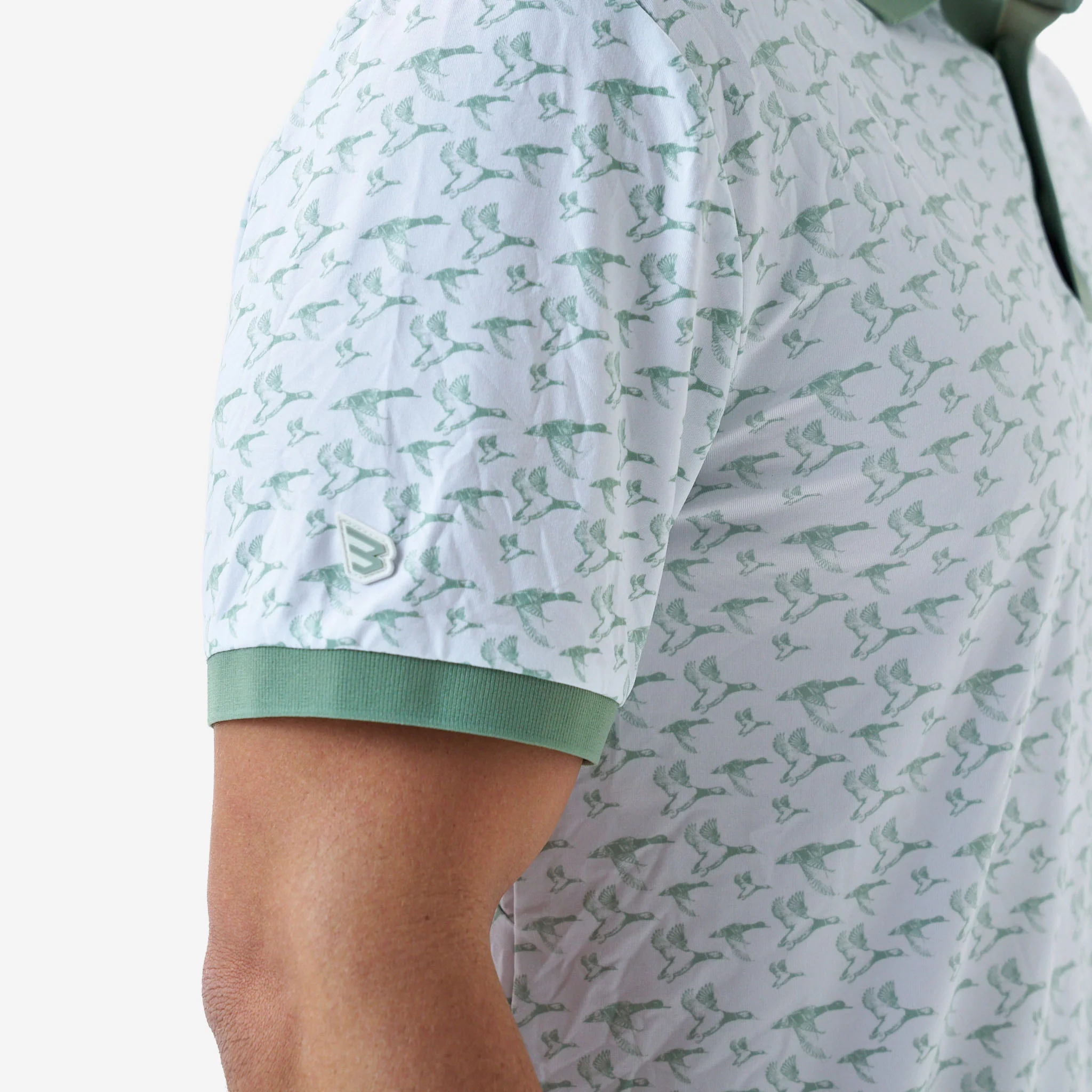Performance Ringer Polo - Duck Season - White - Image 9
