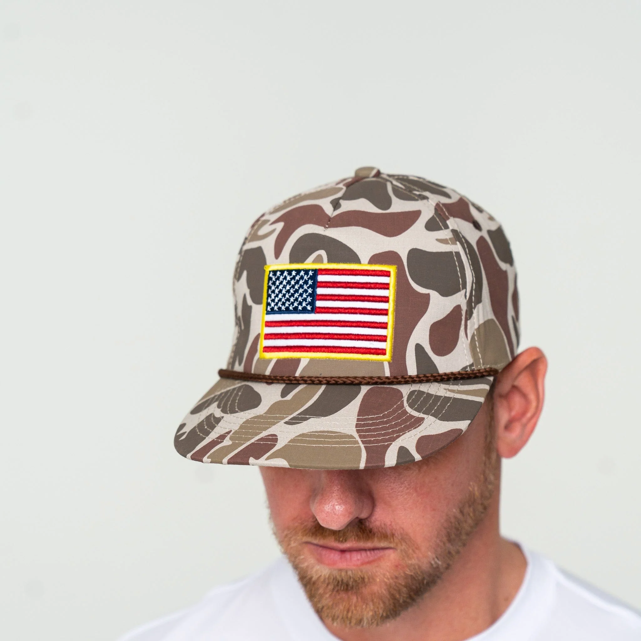 Cap - American Flag - Camo - Image 3