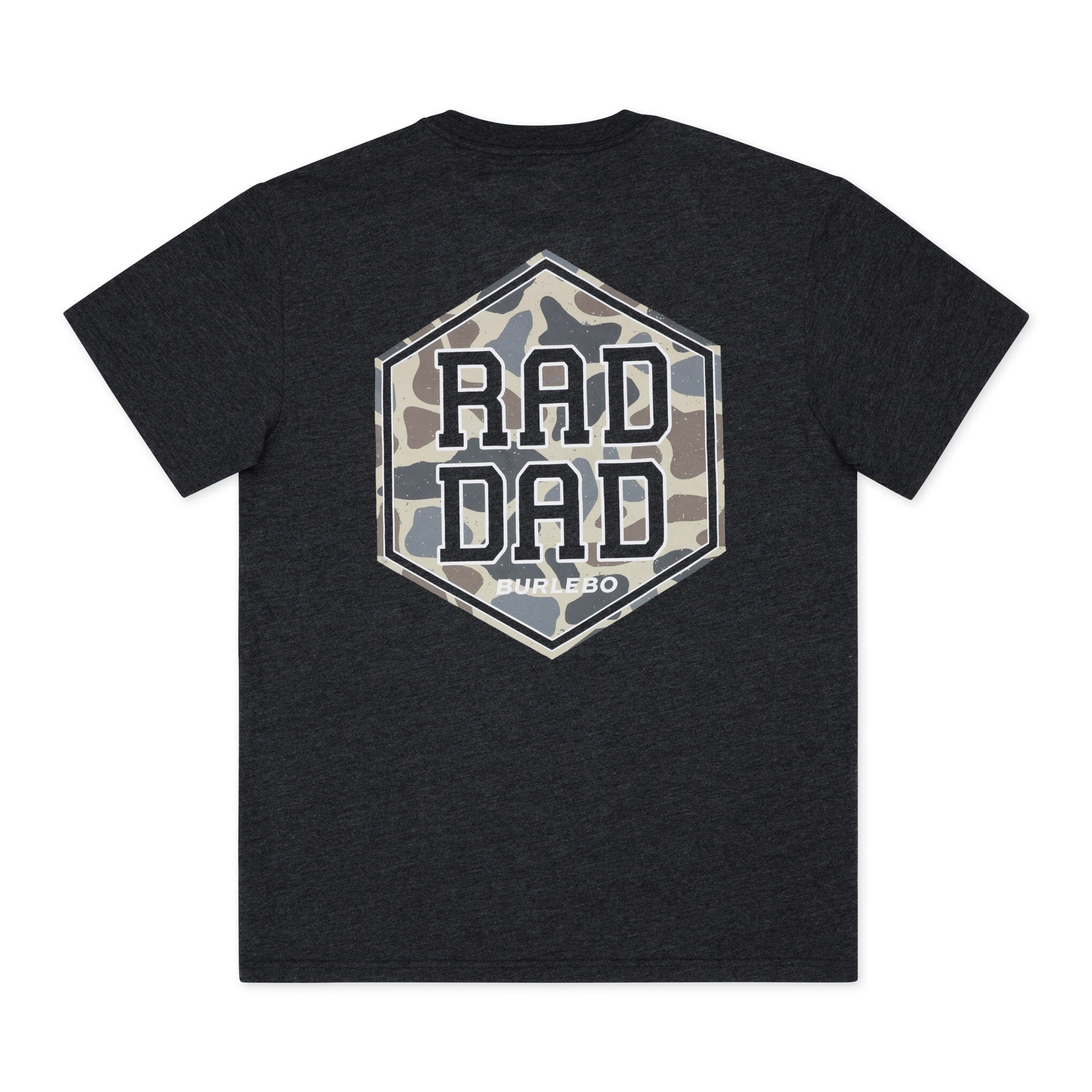 Short Sleeve Tee - Rad Dad - Heather Black - Image 4