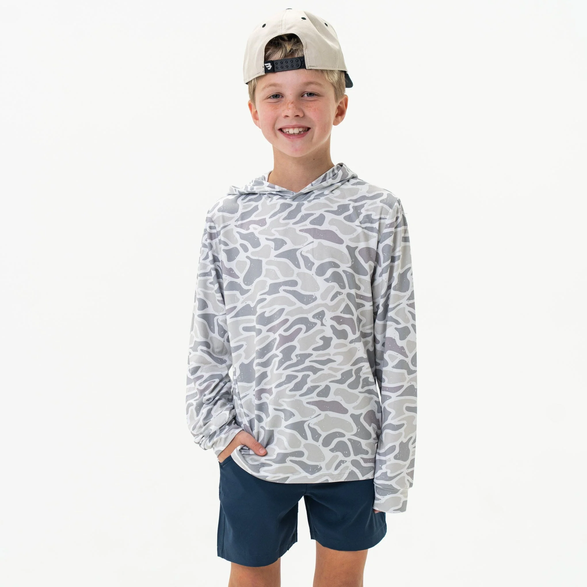 Father and Son Bundle - Performance Hoodie - White Camo - Image 4