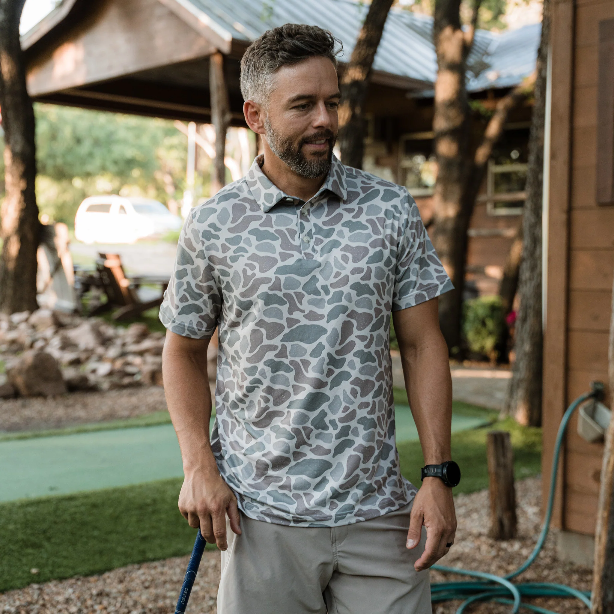 Father and Son Bundle - Performance Polo - Classic Deer Camo - Image 3