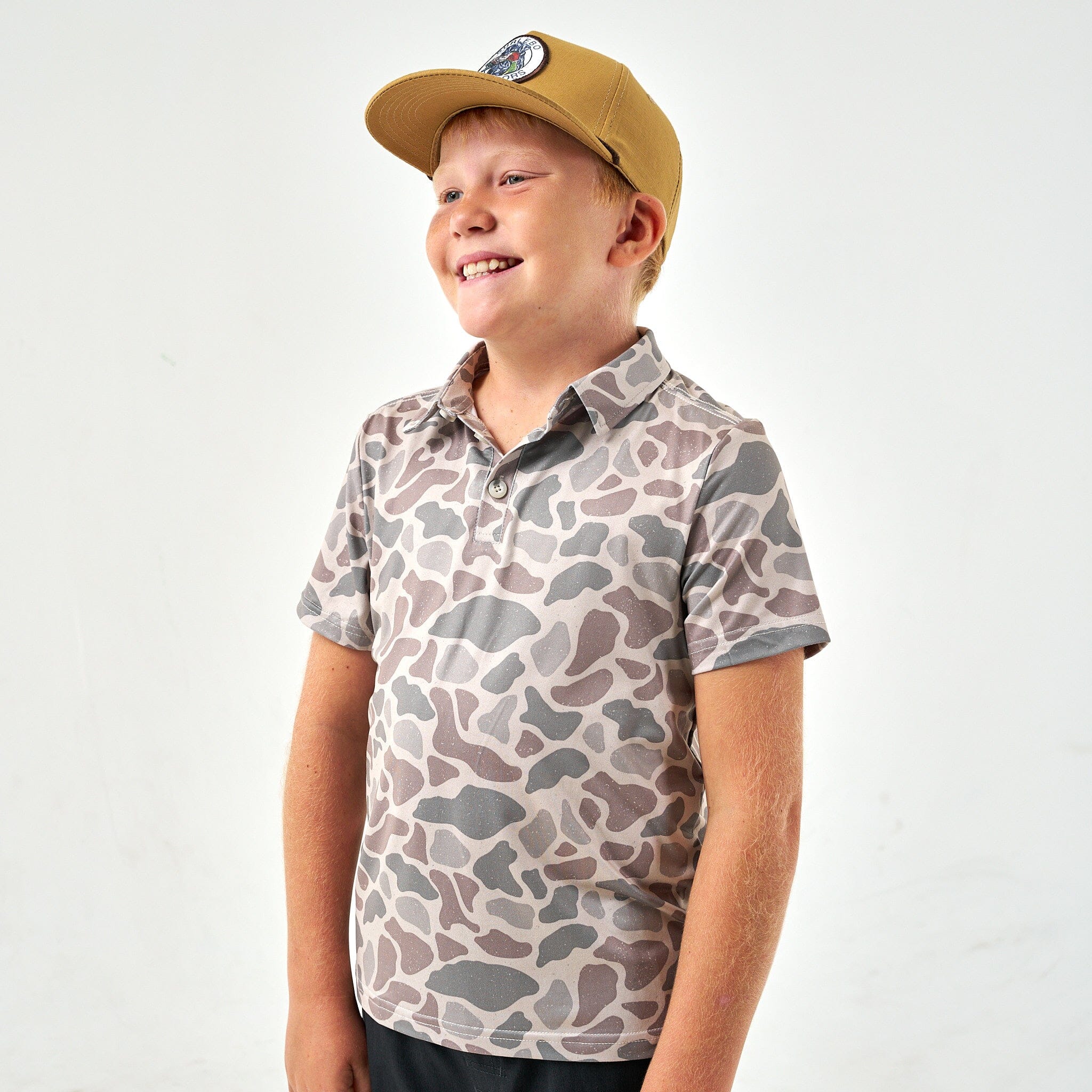 Father and Son Bundle - Performance Polo - Classic Deer Camo - Image 4
