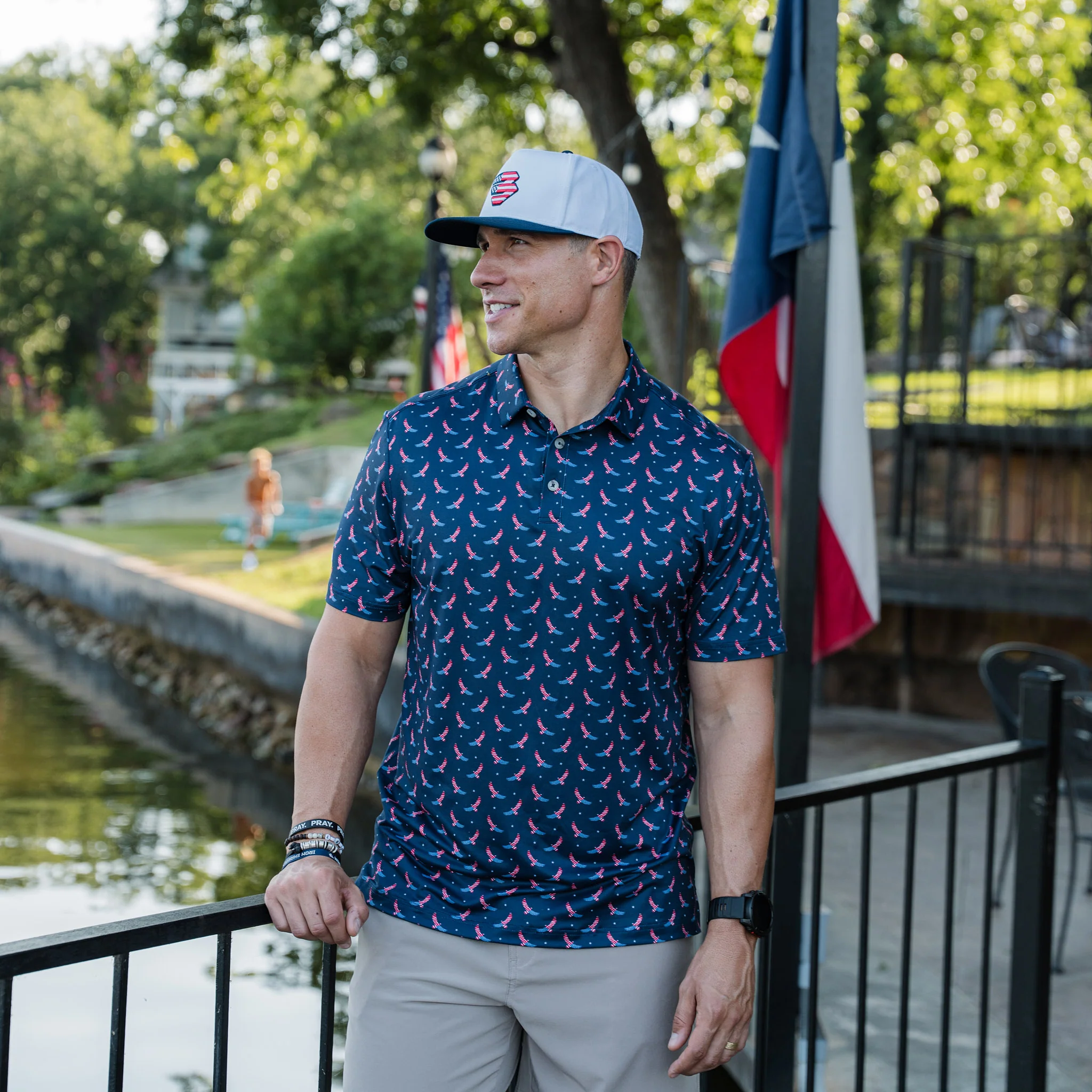 Father and Son Bundle - Performance Polo - USA Eagle - Image 3