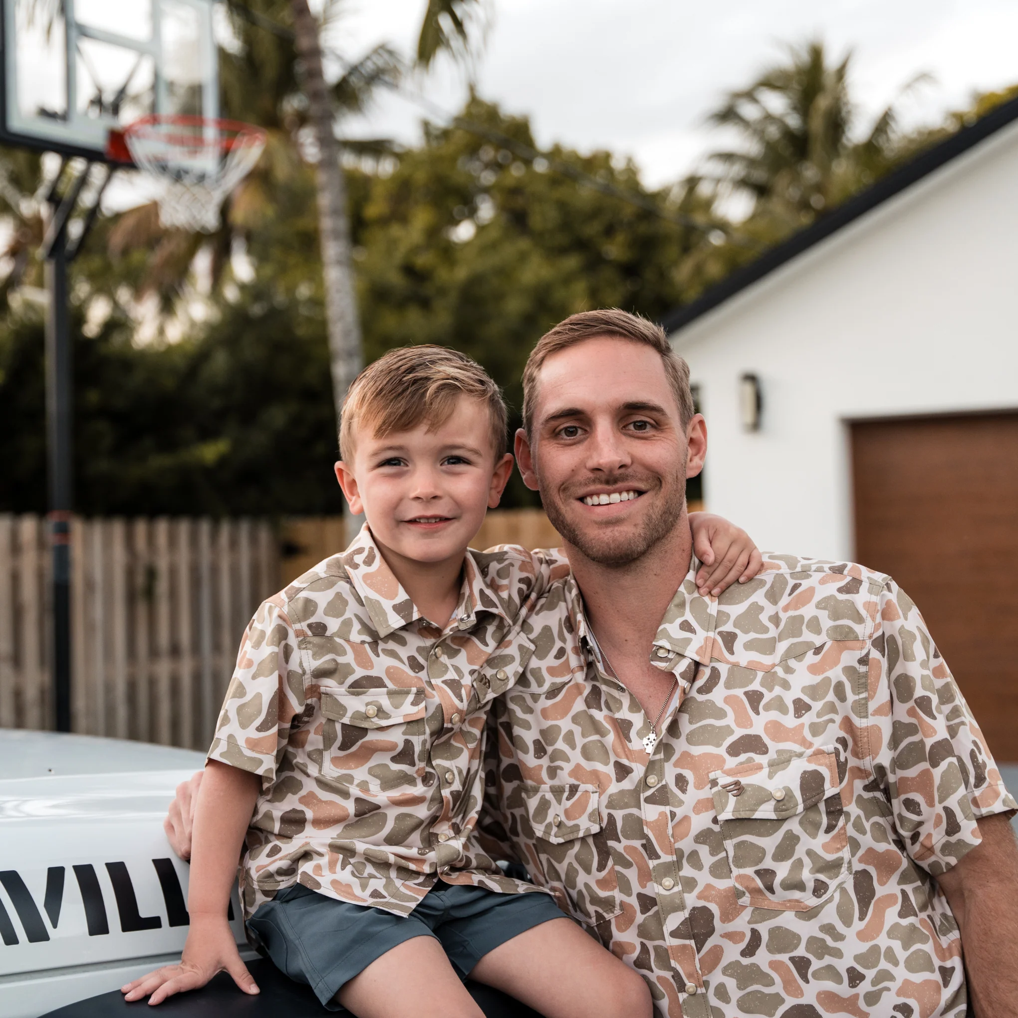 Father and Son Bundle - Performance Western Shirt - Venado Camo