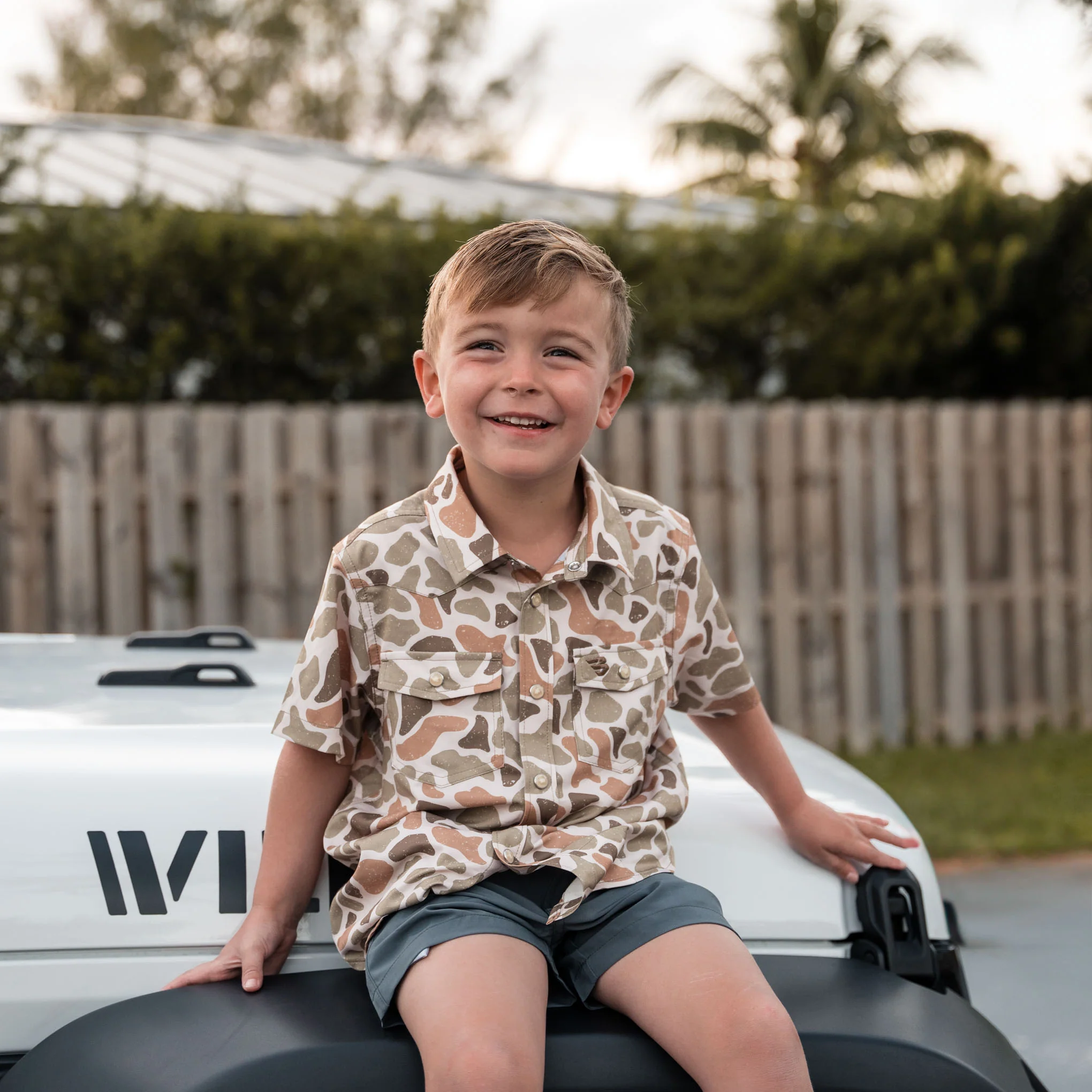 Father and Son Bundle - Performance Western Shirt - Venado Camo - Image 3
