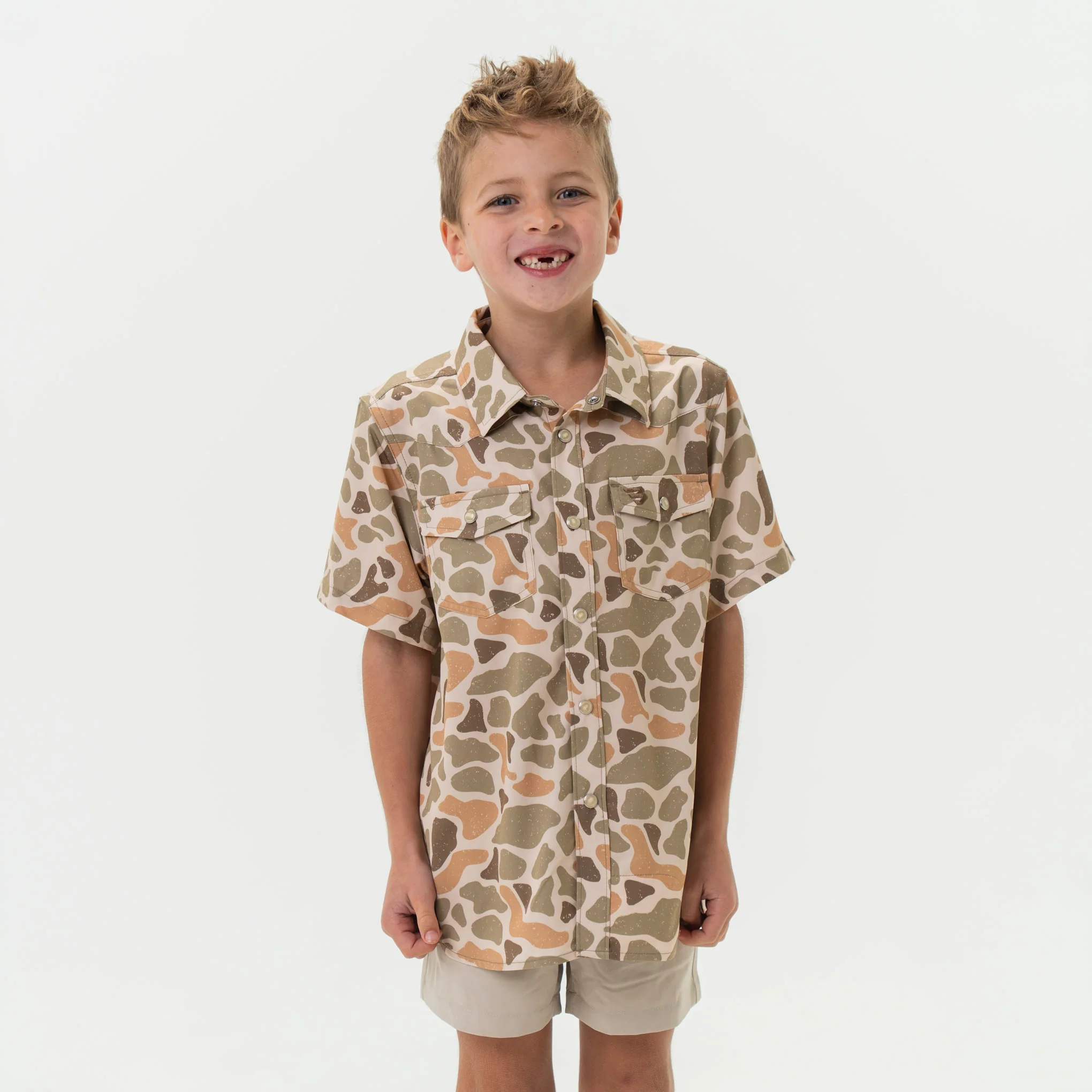 Father and Son Bundle - Performance Western Shirt - Venado Camo - Image 4