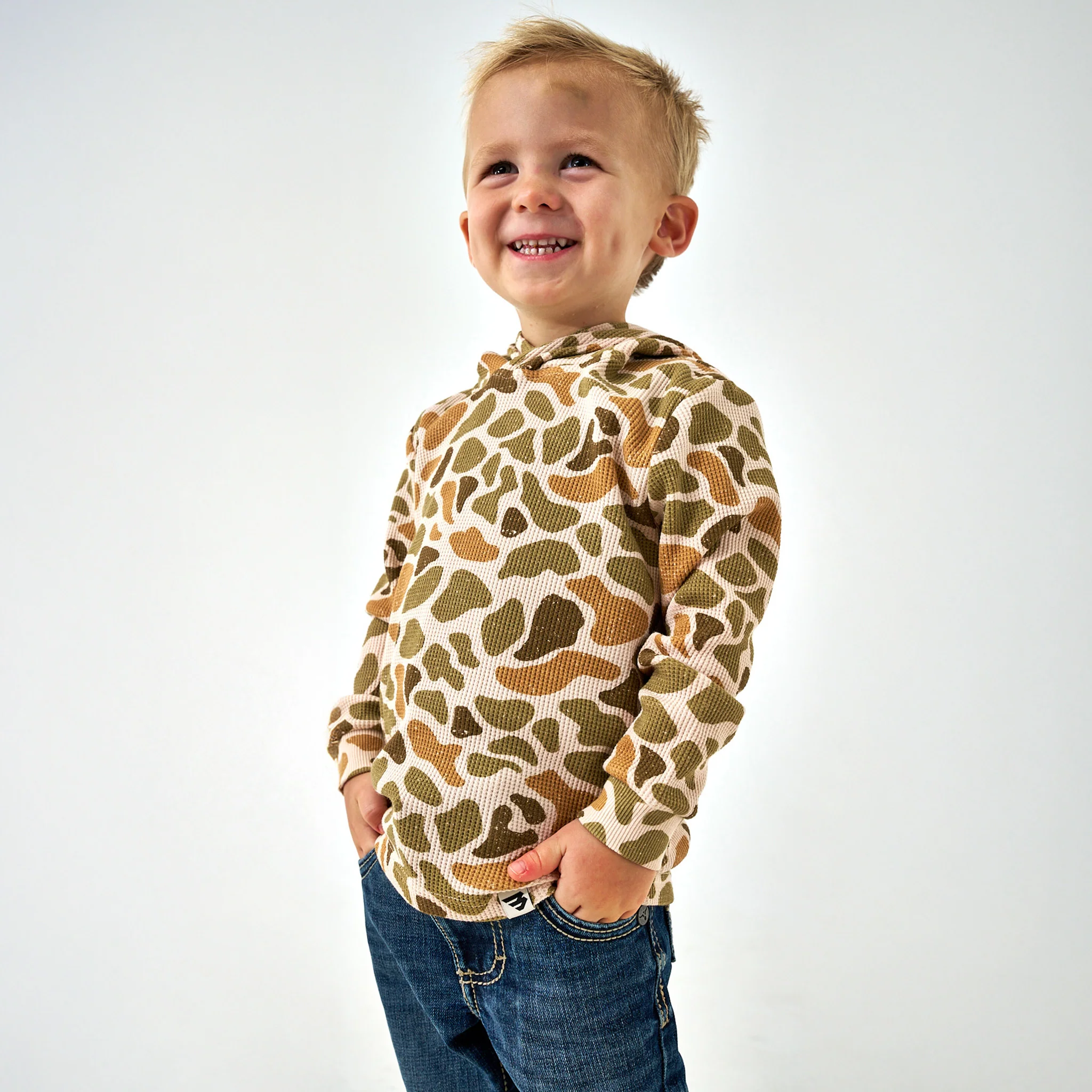 Father and Son Bundle - Thermal Hoodie - Venado Camo - Image 3