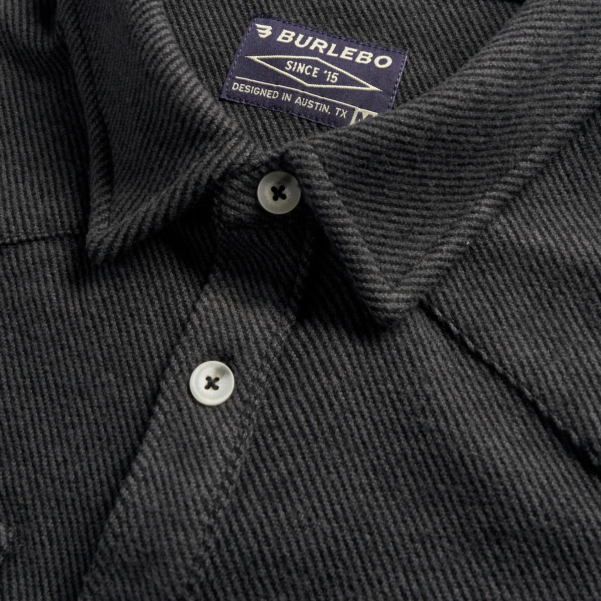 Long Sleeve - Austin Shirt - Heather Black - Image 10