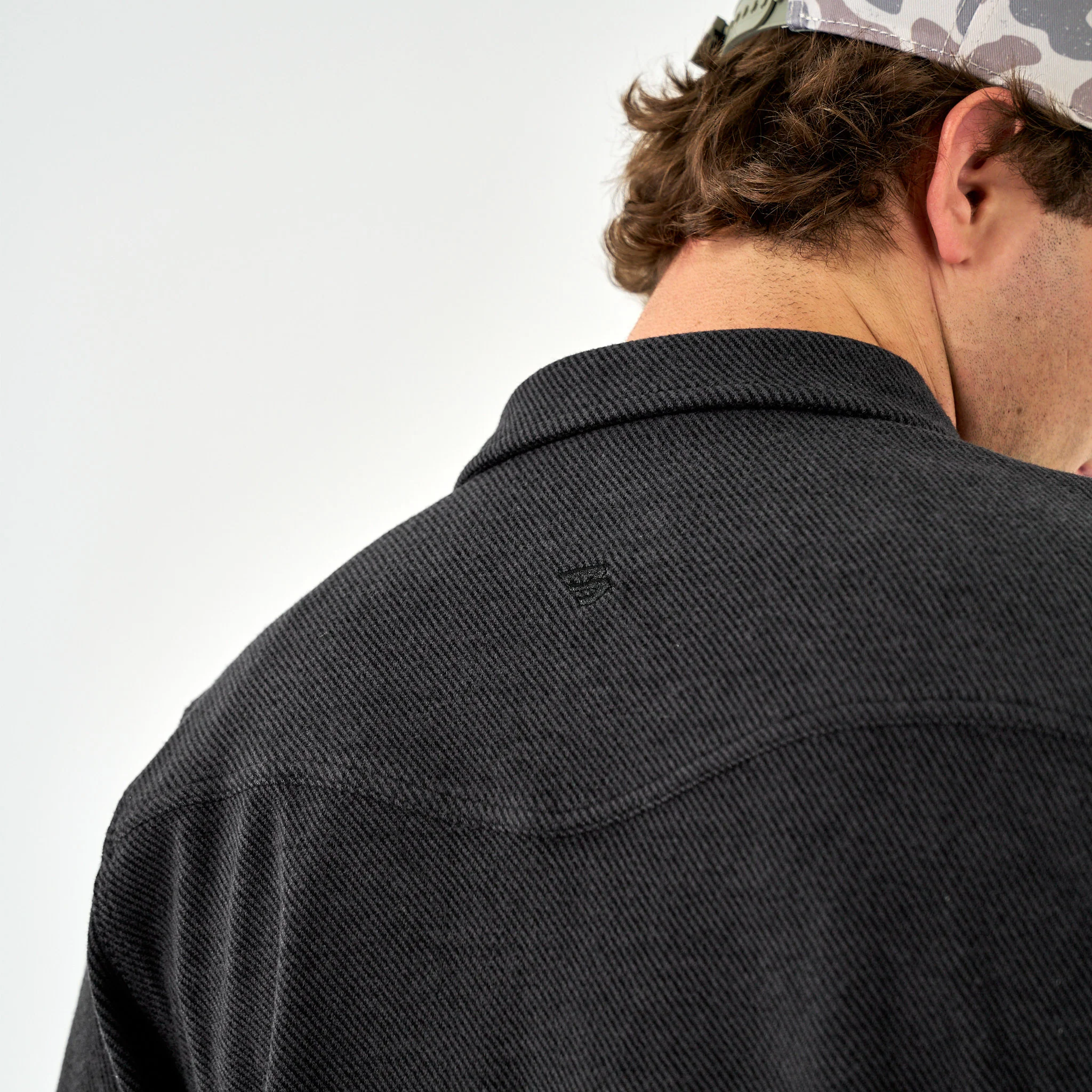 Long Sleeve - Austin Shirt - Heather Black - Image 8