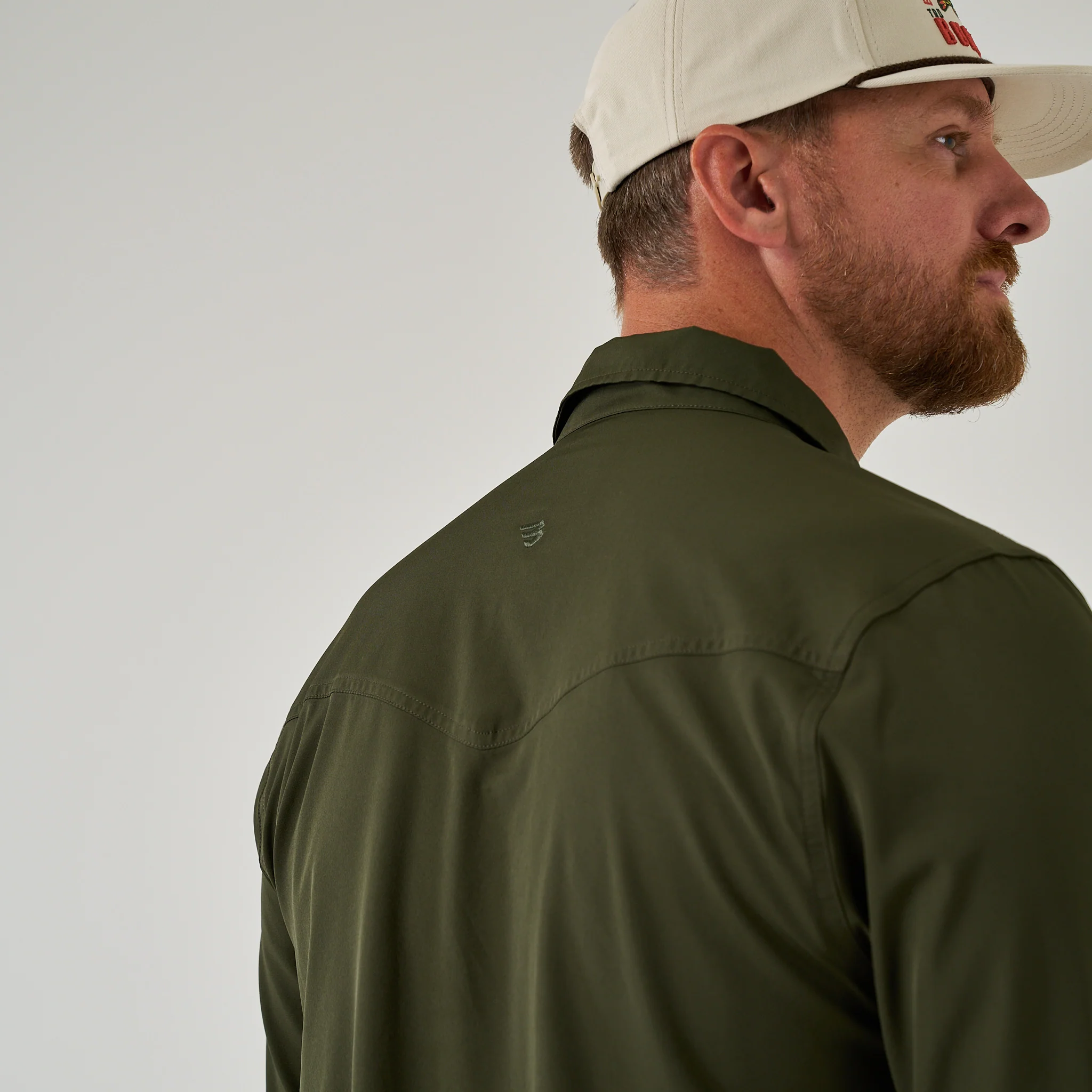 Long Sleeve - Performance Western Shirt - Mallard Green - Image 4