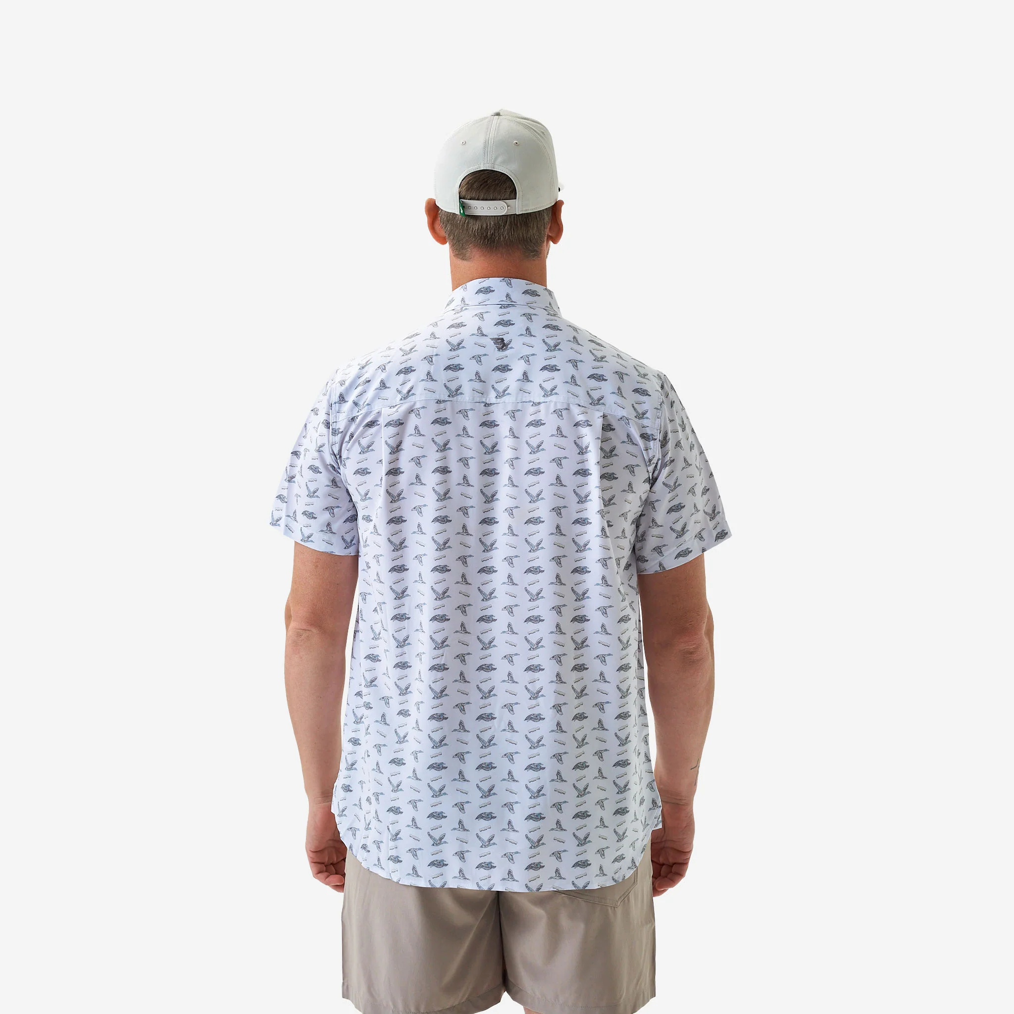 Performance Button Up - Ducks and Calls - White - Image 4