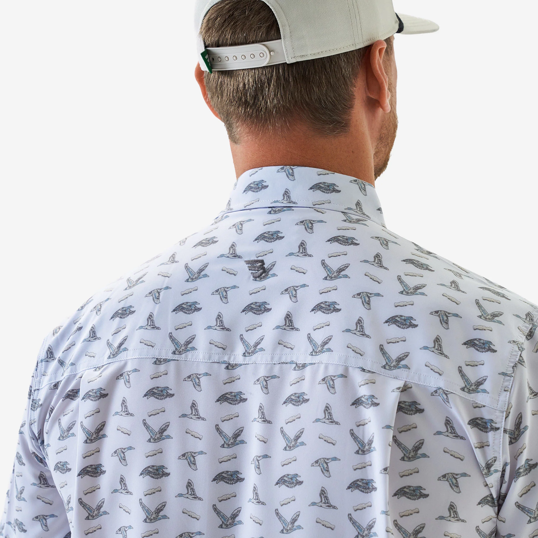 Performance Button Up - Ducks and Calls - White - Image 6