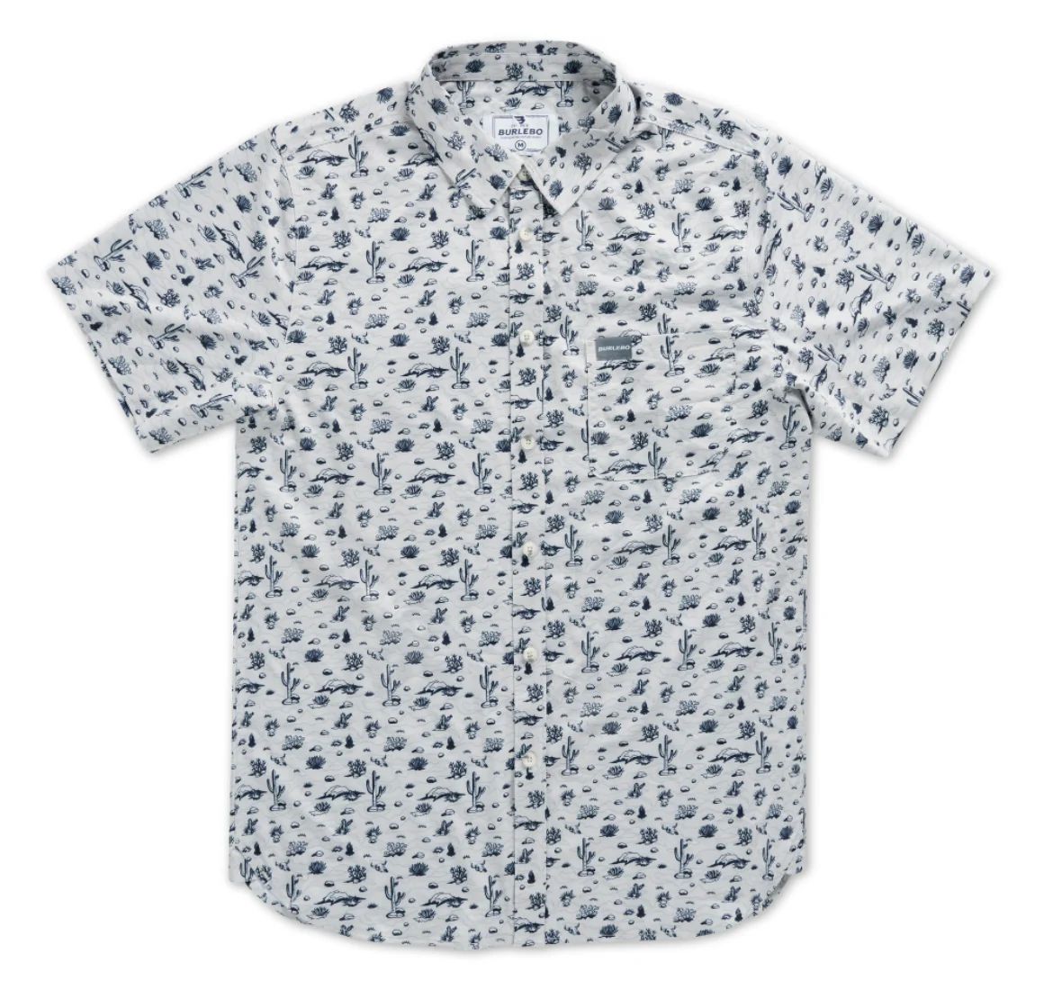 Performance Button Up - Out West - Cream - Image 4