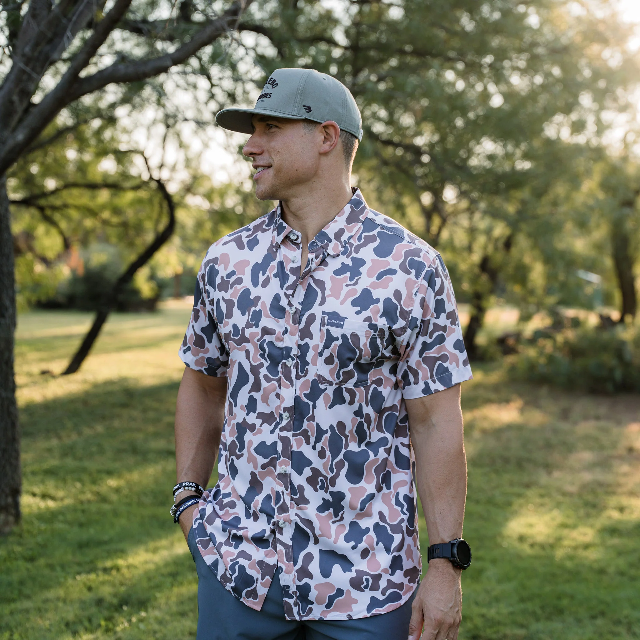 Performance Button Up - Vintage Camo - Image 2