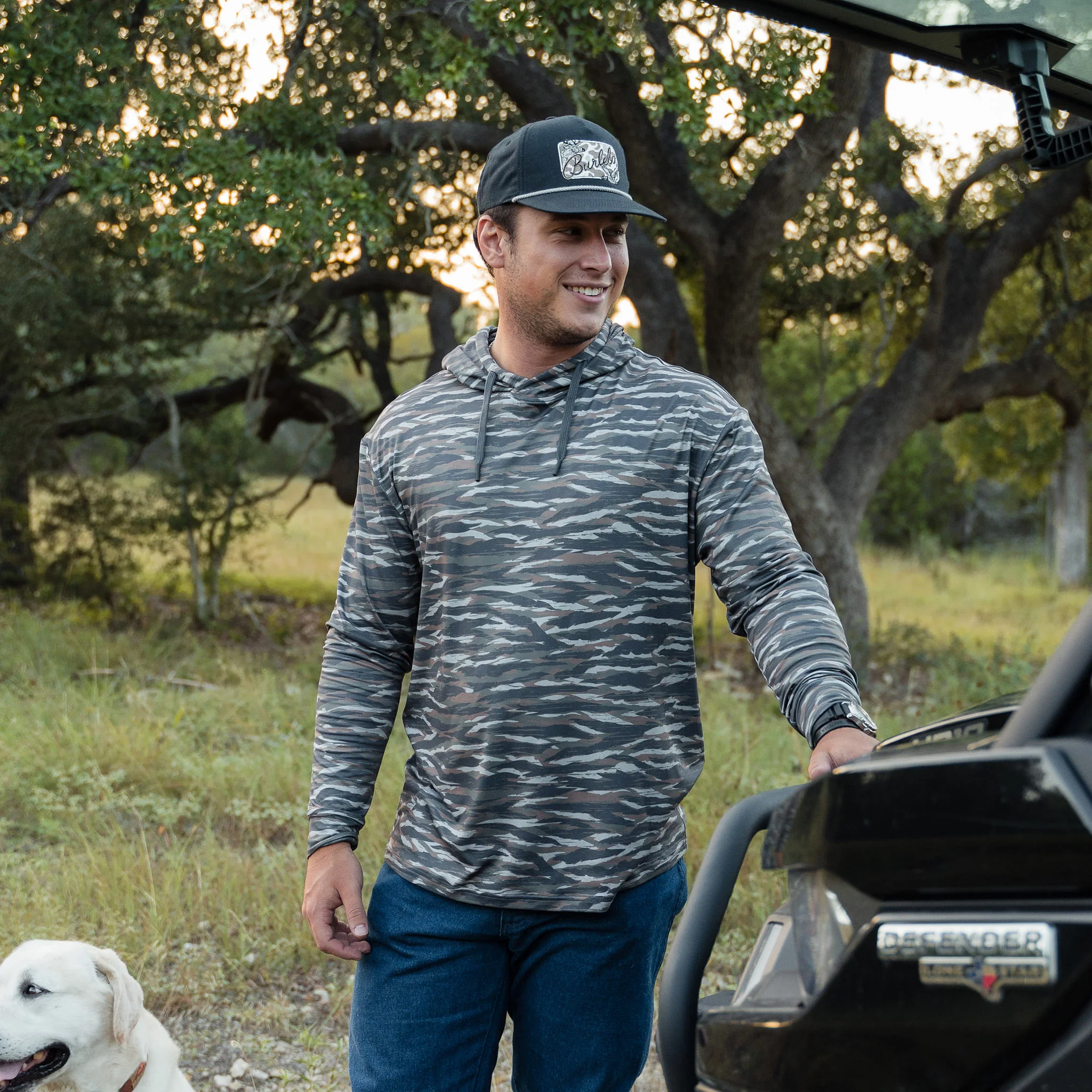 Performance Hoodie - Tiger Stripe Camo - Wetland - Image 2