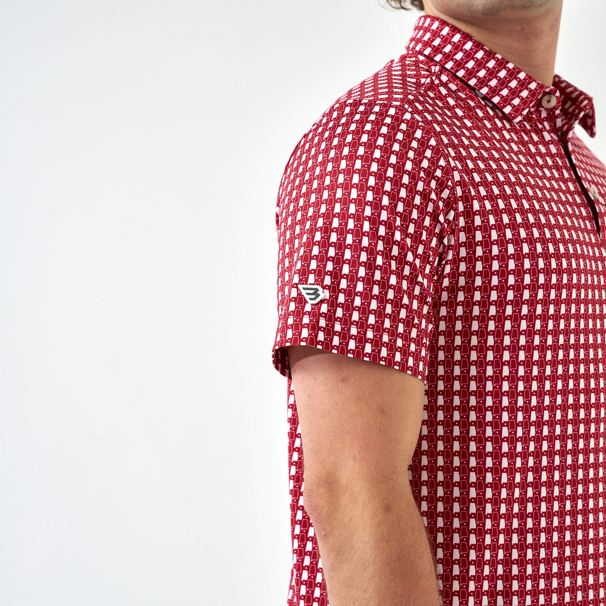 Performance Polo - Alabama - Crimson - Image 5