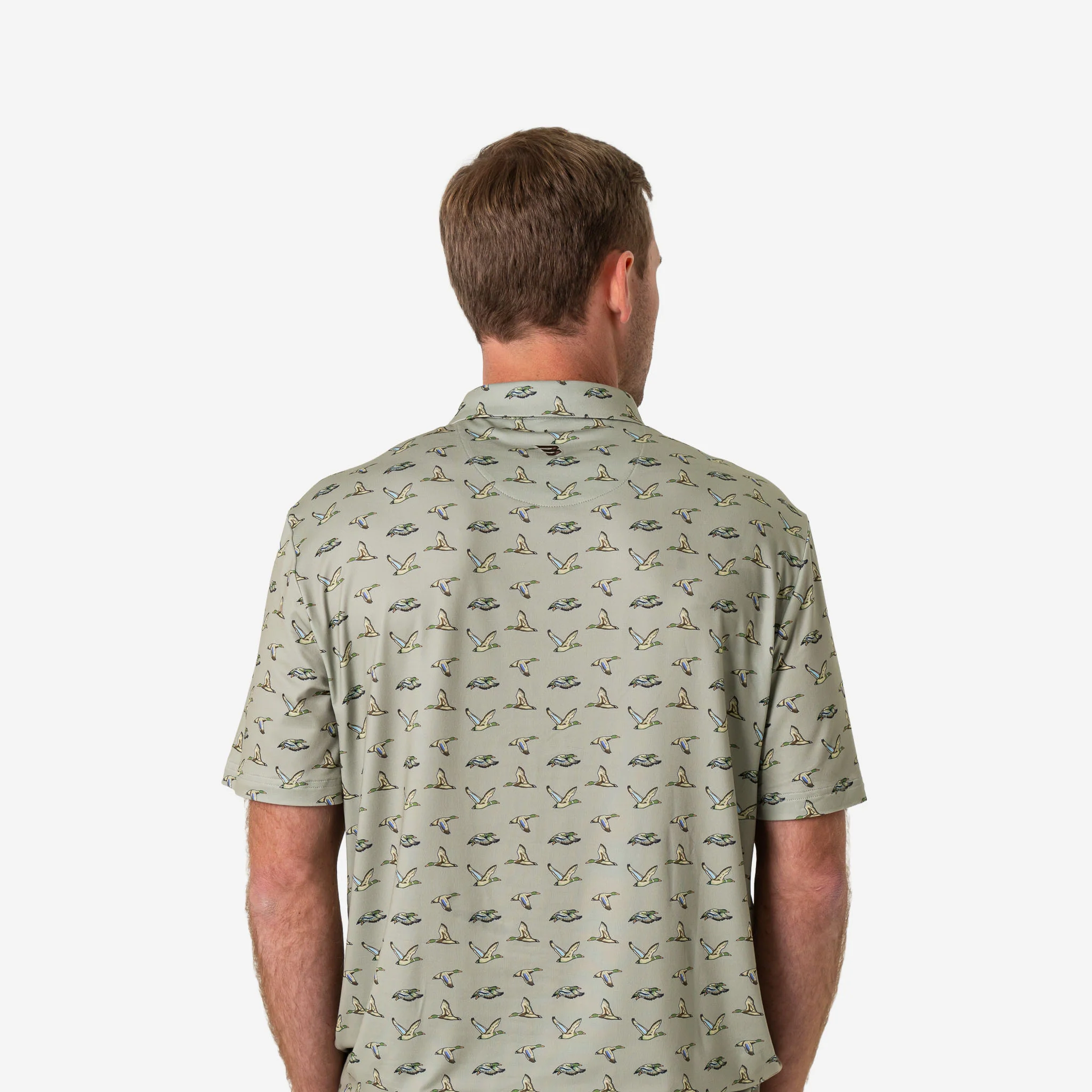 Performance Polo - Flying Ducks - Green - Image 4