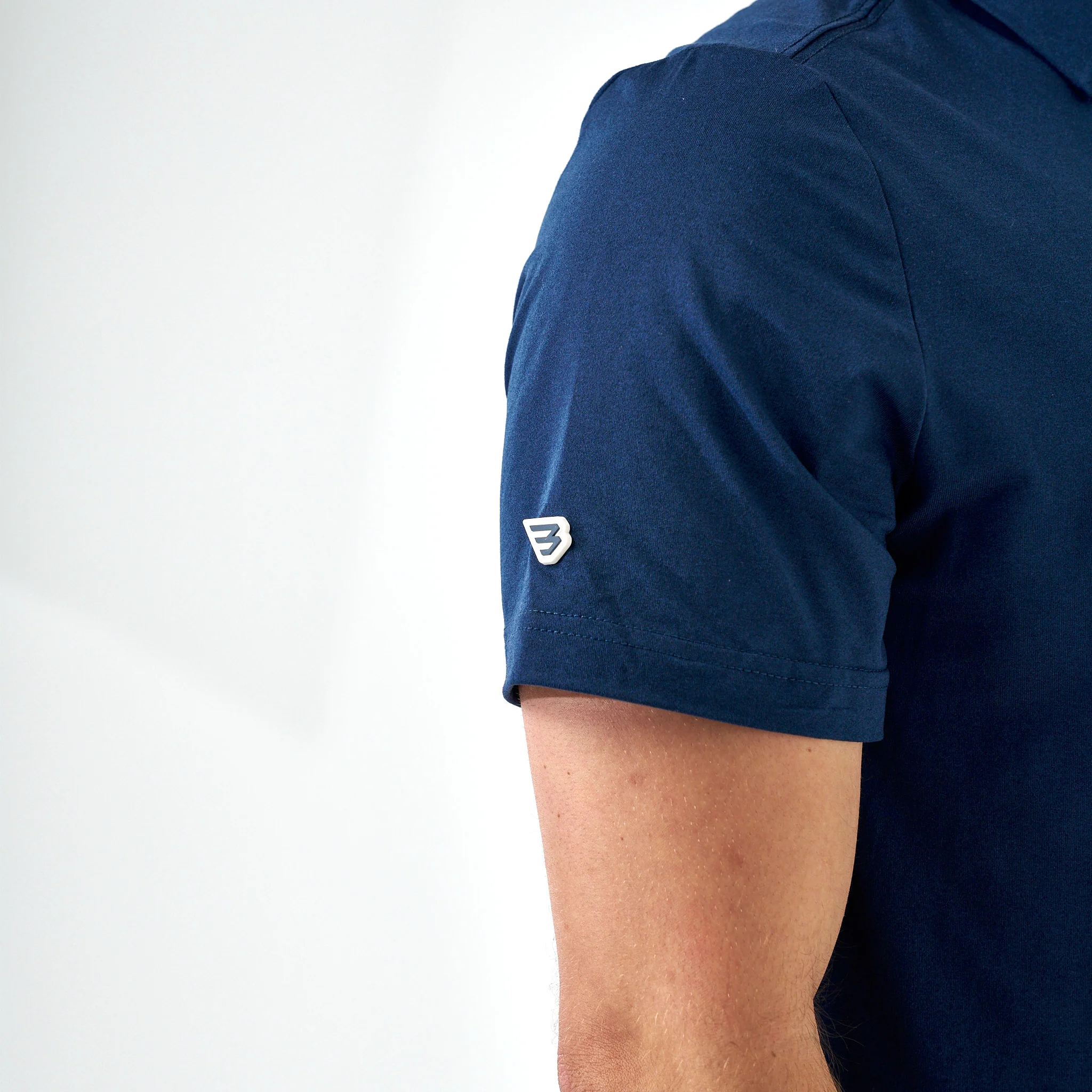 Performance Polo - Heather Navy - Image 3