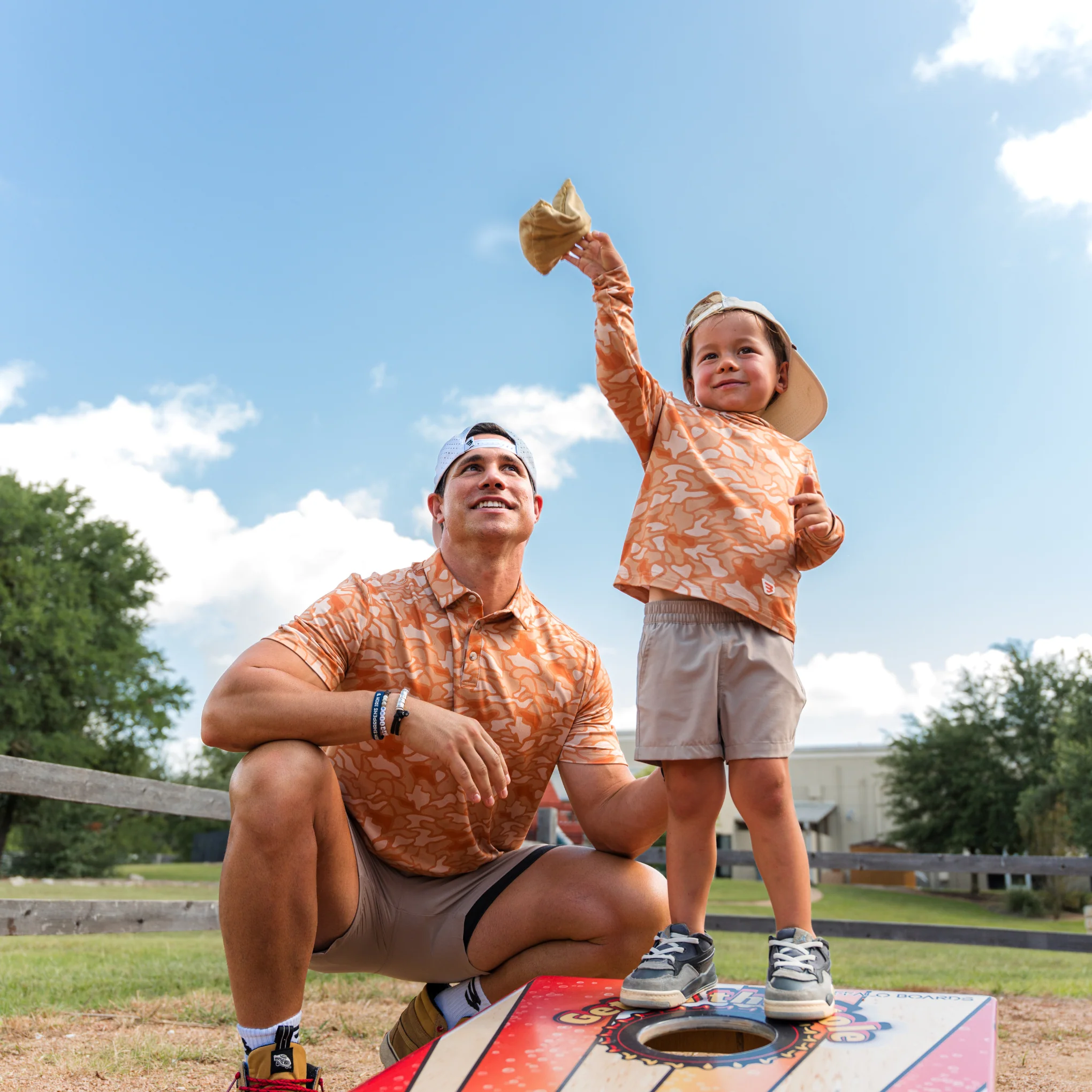 Performance Polo - Orange Texas Camo - Image 6