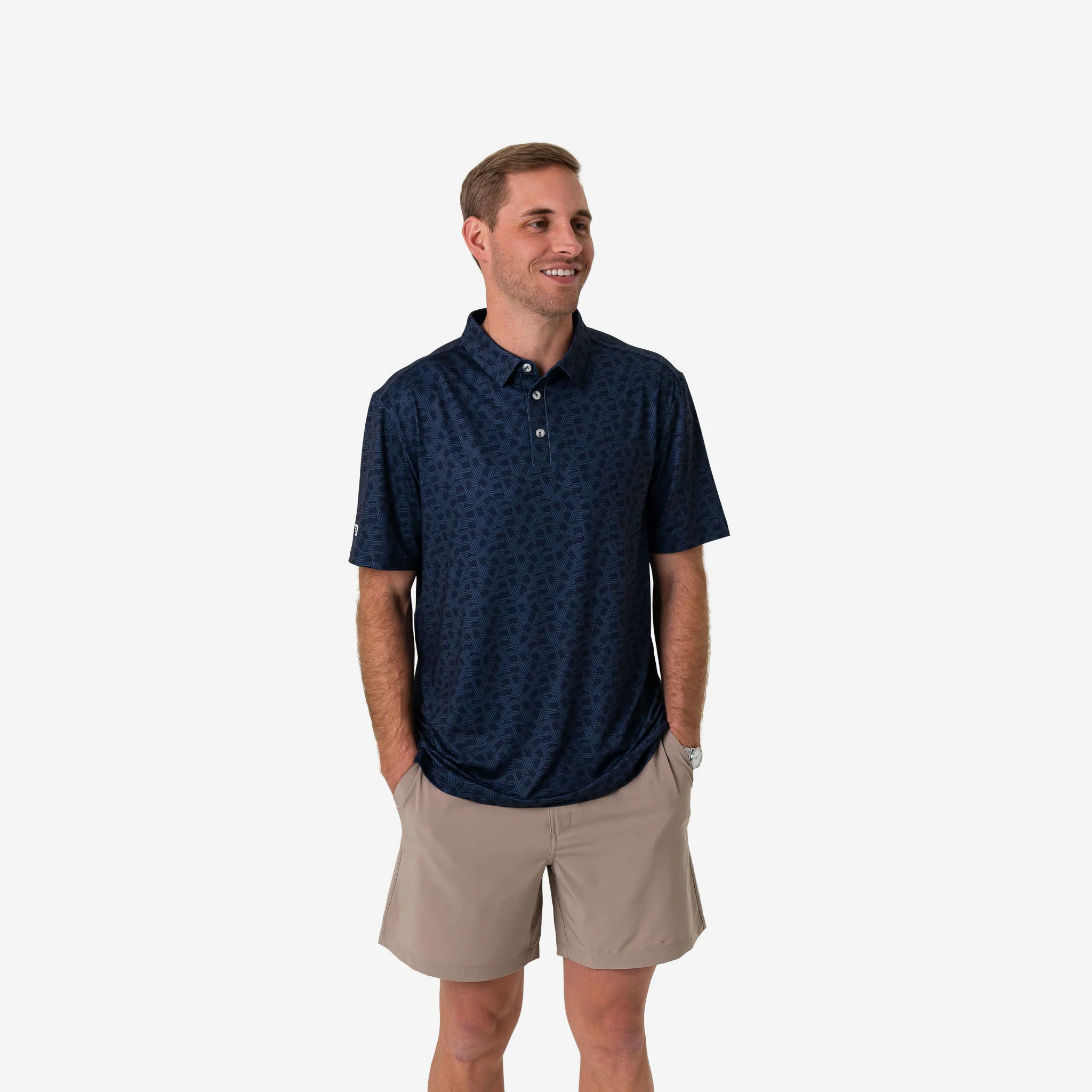 Performance Polo - Stars and Stripes - Navy - Image 8