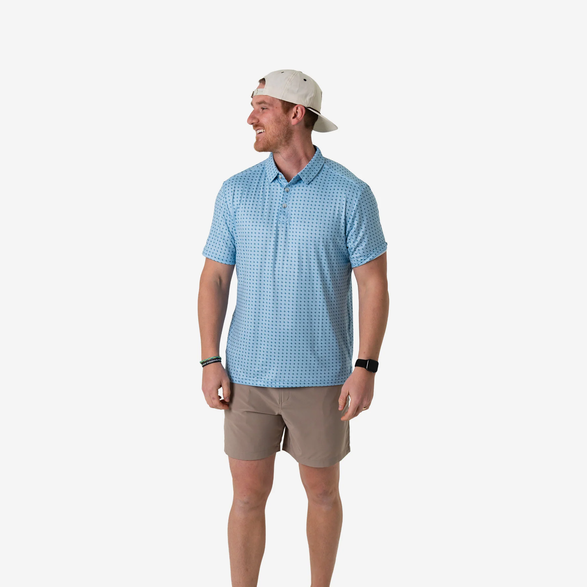 Performance Polo - Texas - Light Blue - Image 7