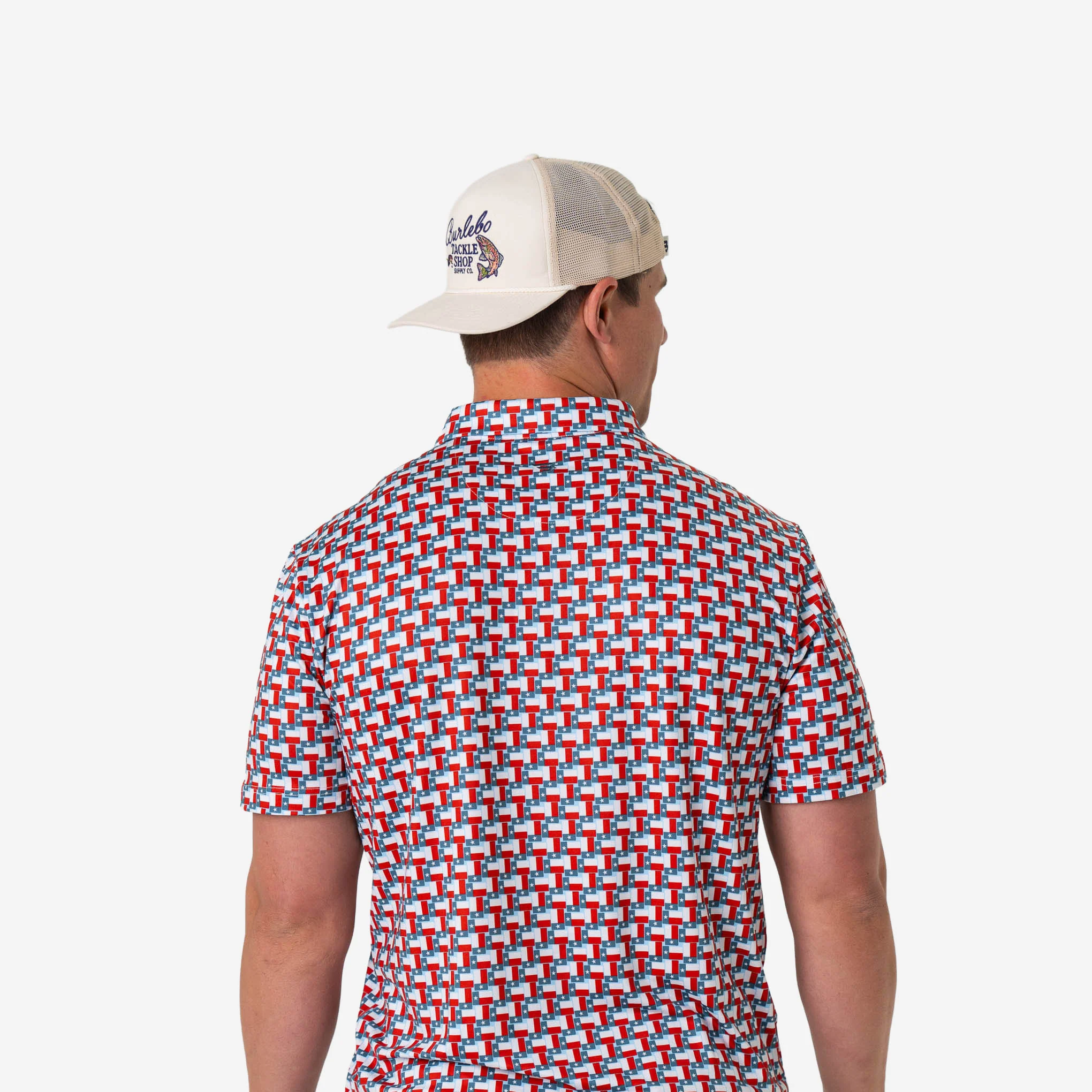 Performance Polo - Texas Flag - Image 4