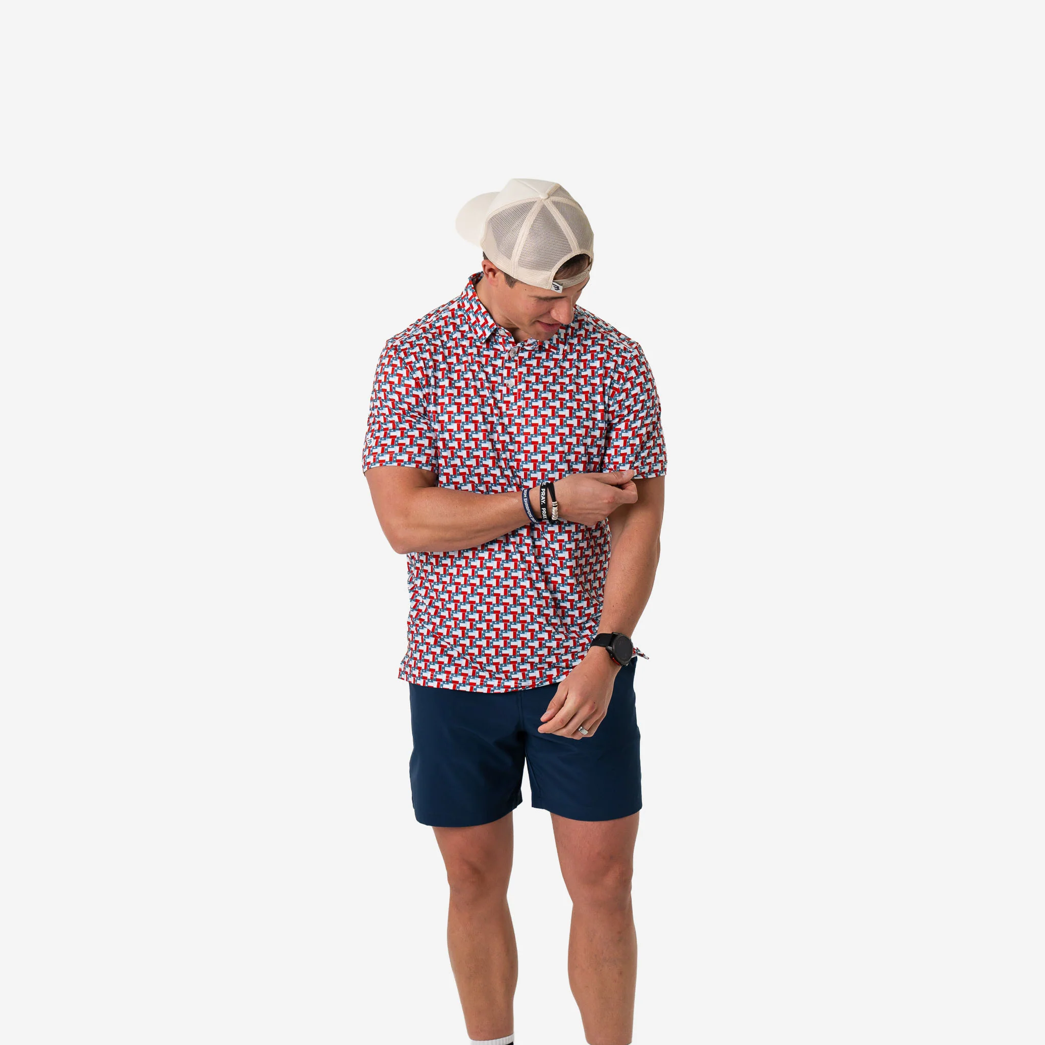 Performance Polo - Texas Flag - Image 8