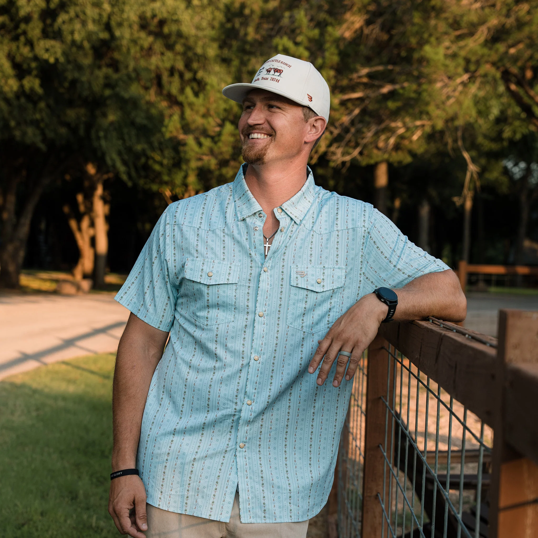 Performance Western Shirt - BURLEBO Ranch - Blue Jean - Image 10