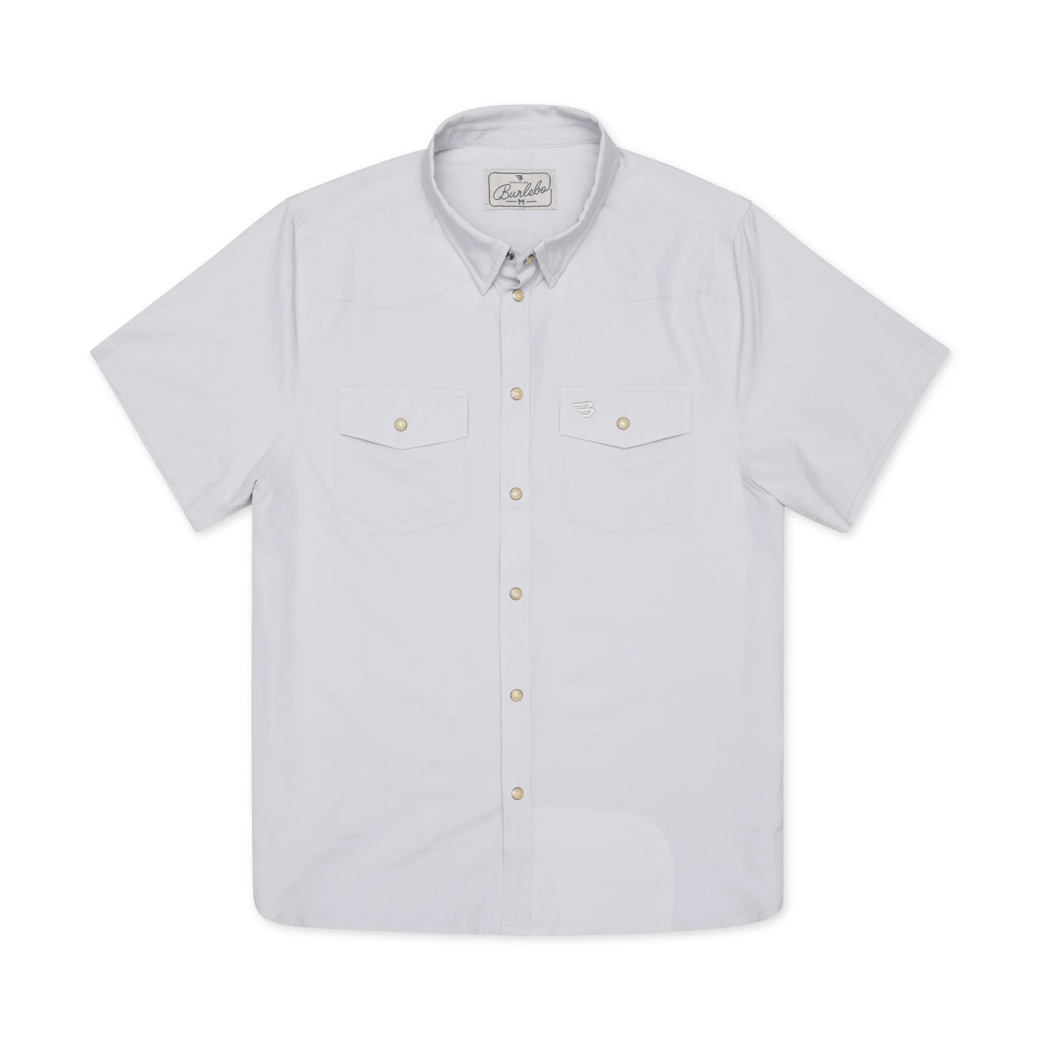 Performance Western Shirt -  Light Grey - Image 5