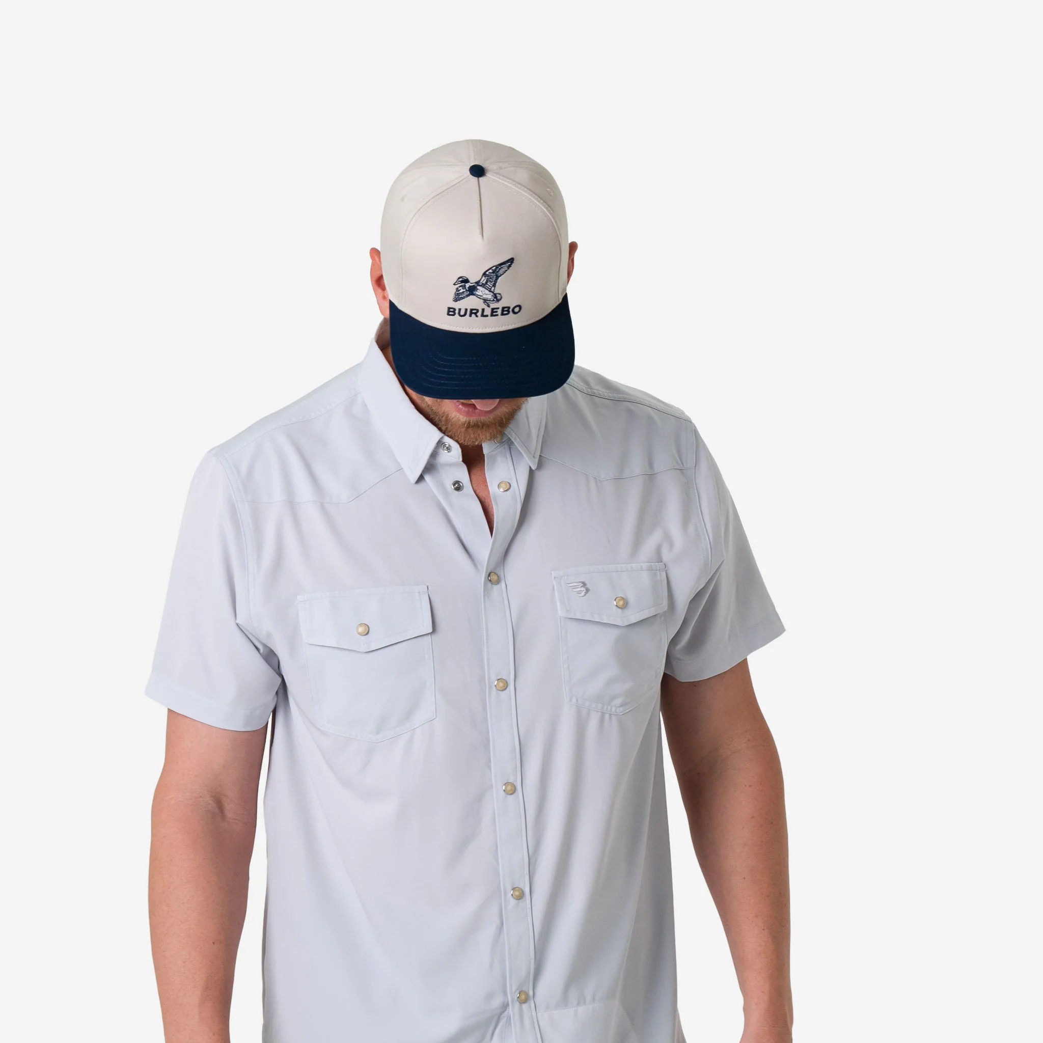 Performance Western Shirt -  Light Grey - Image 8