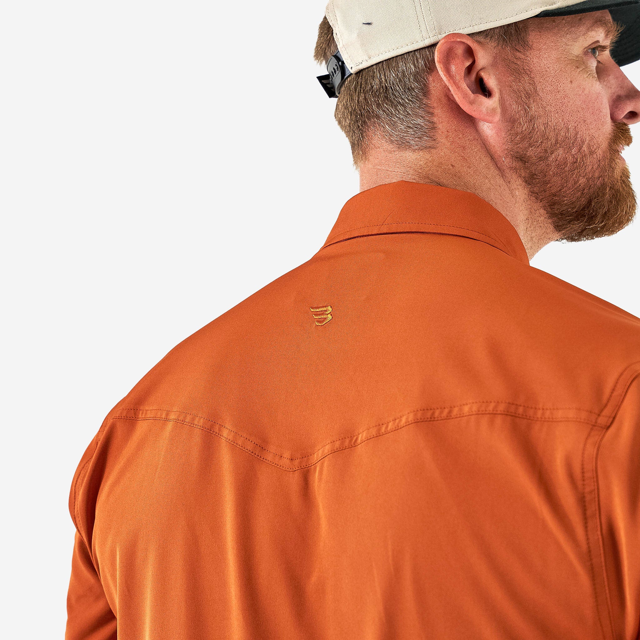 Performance Western Shirt - Orange - Image 6