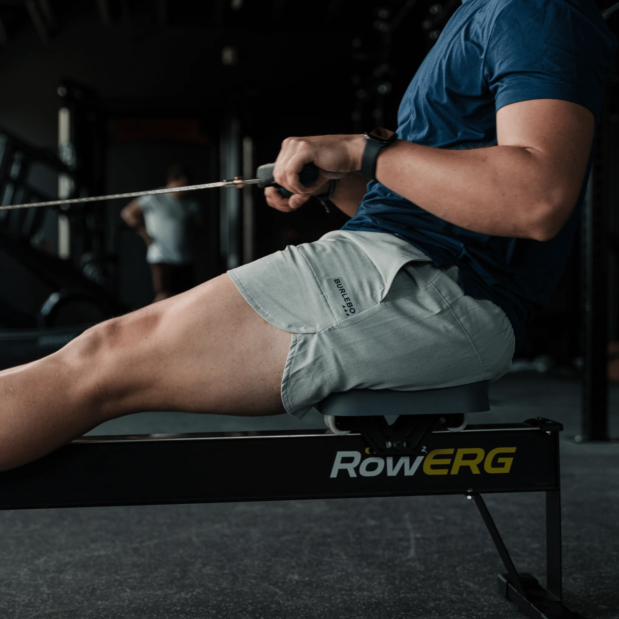 Training Short - Heather Light Grey - Image 6