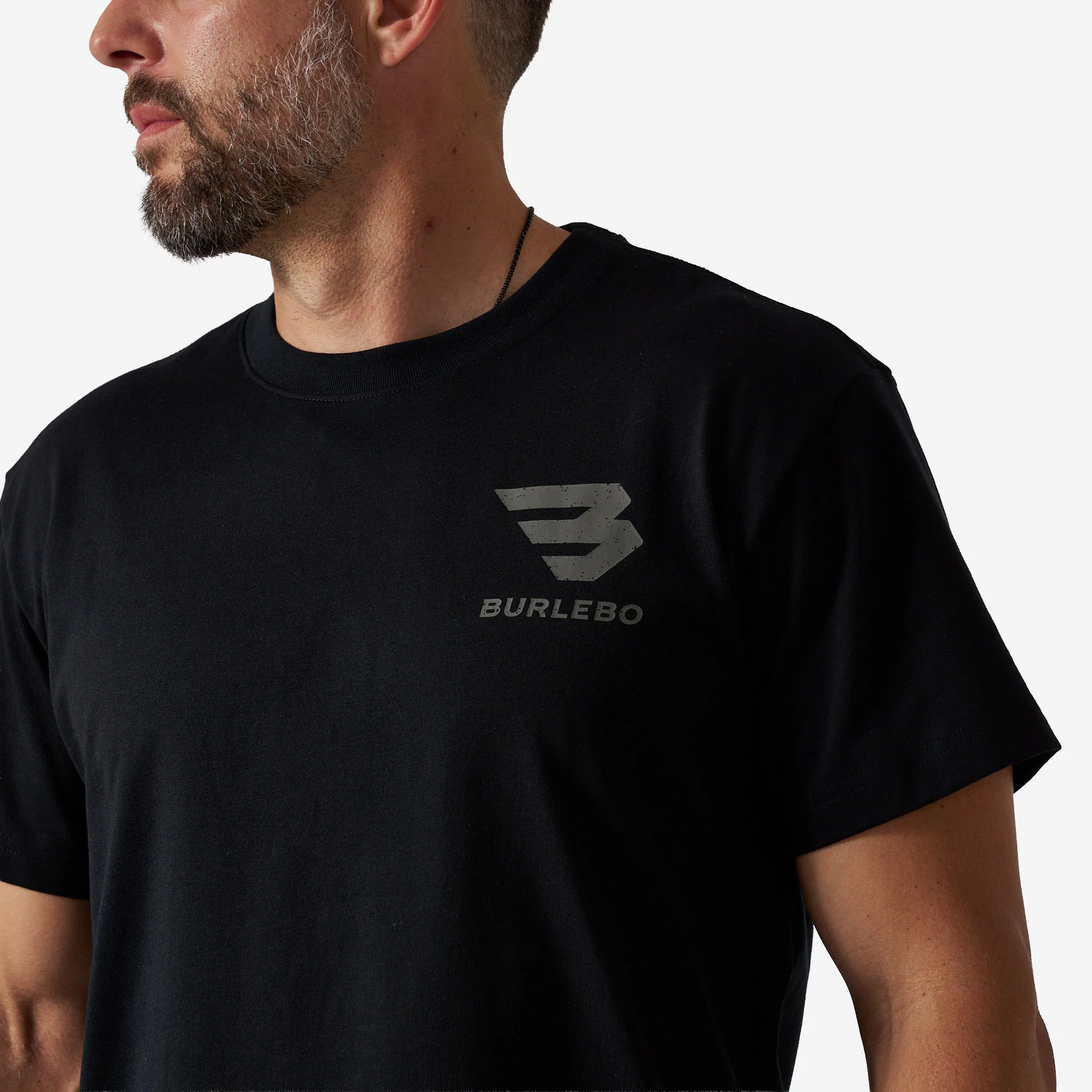 Short Sleeve Tee - Proverbs 27:17 - Black - Image 3