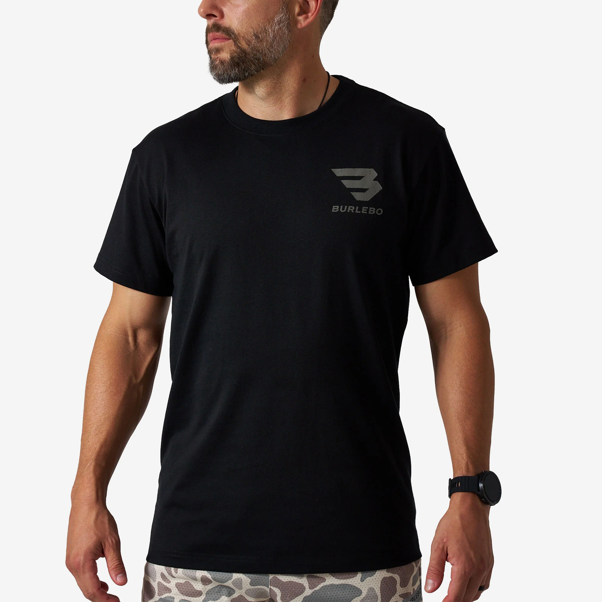Short Sleeve Tee - Proverbs 27:17 - Black - Image 6