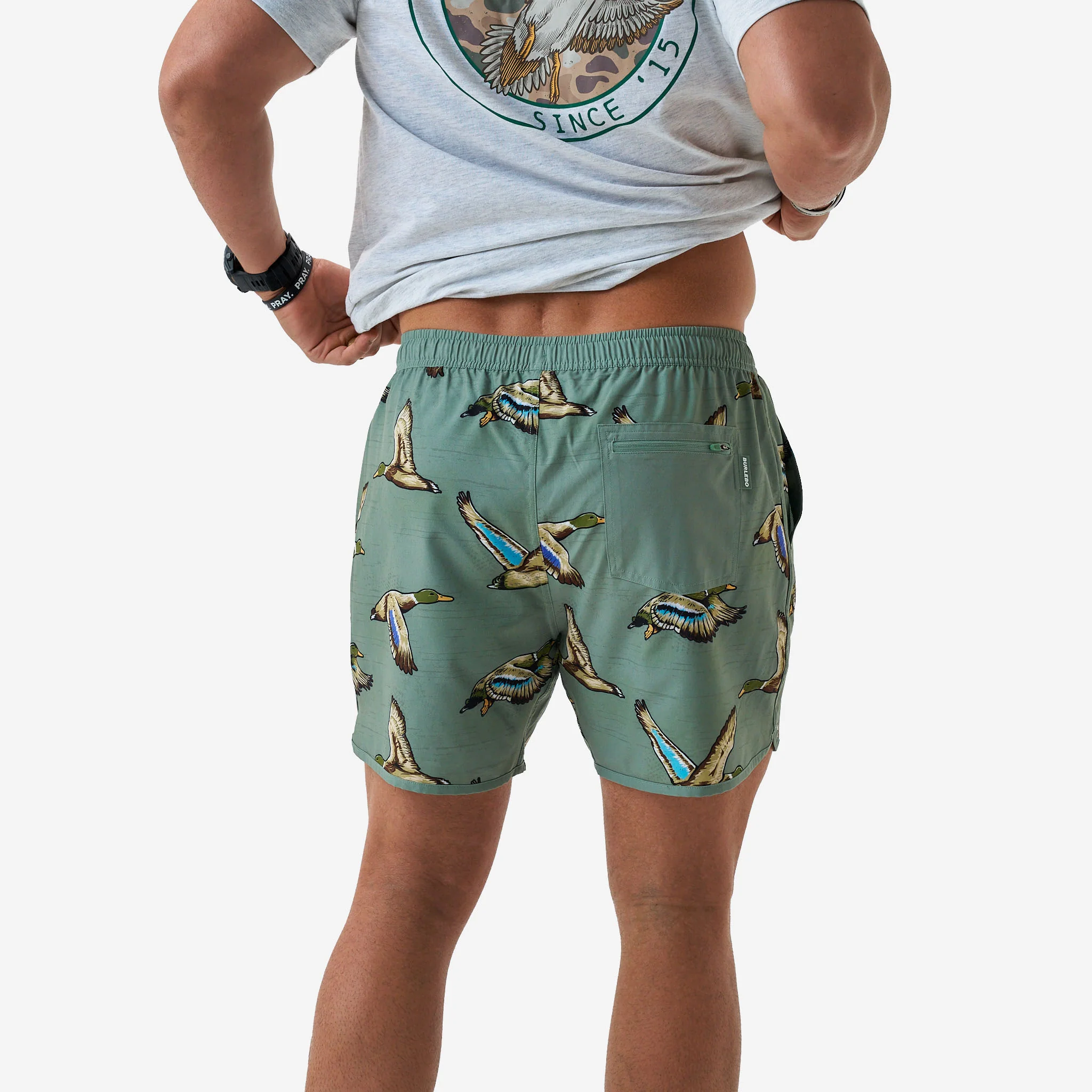 Swim Trunk - Jumbo Mallards - Green - Image 5