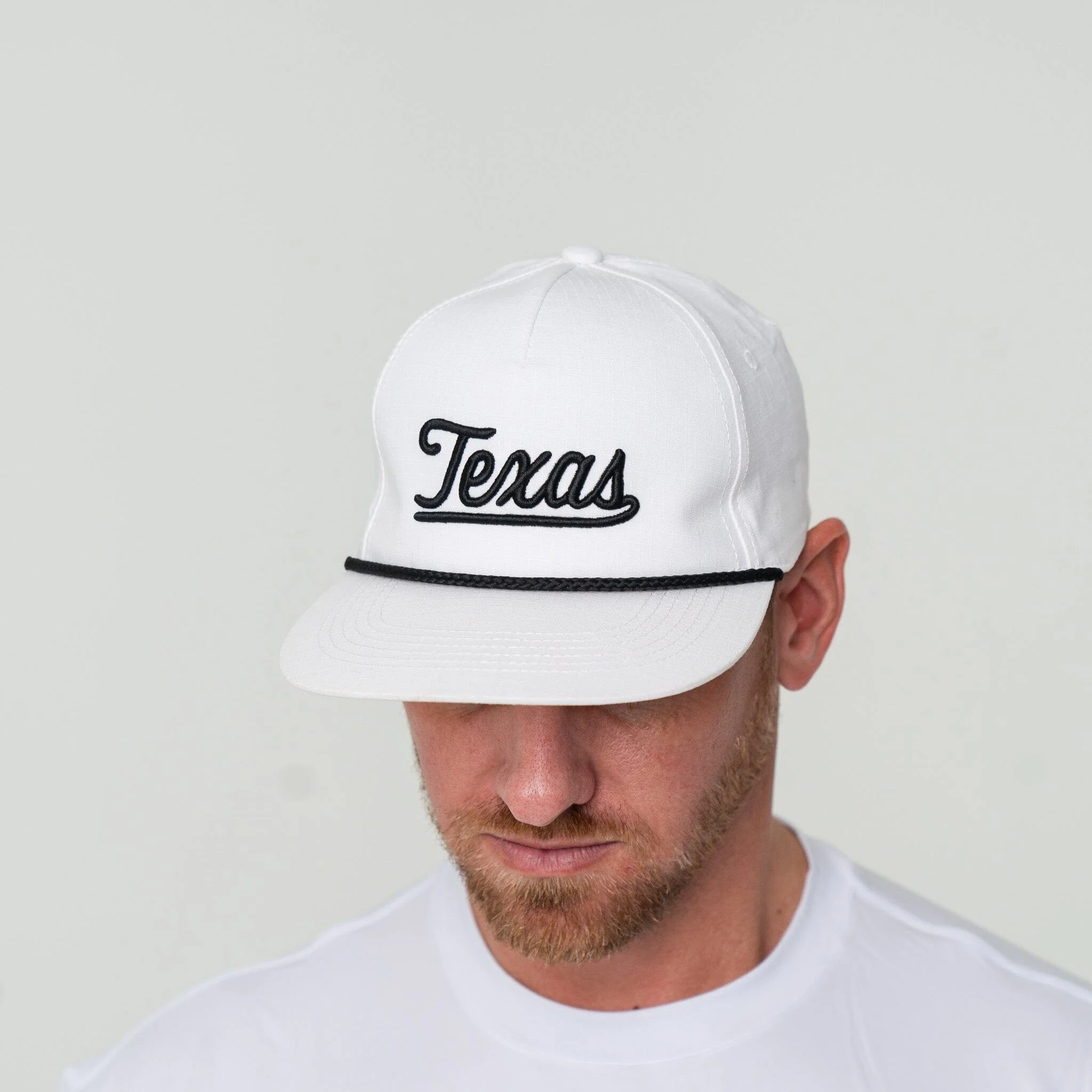 Cap - Texas Script - White - Image 3