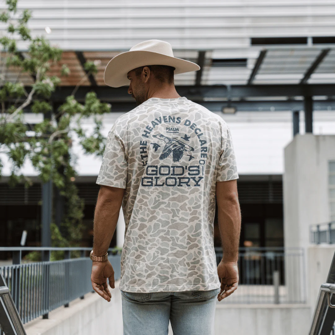Vintage Washed Tee - God's Glory - Classic Deer Camo - Image 7