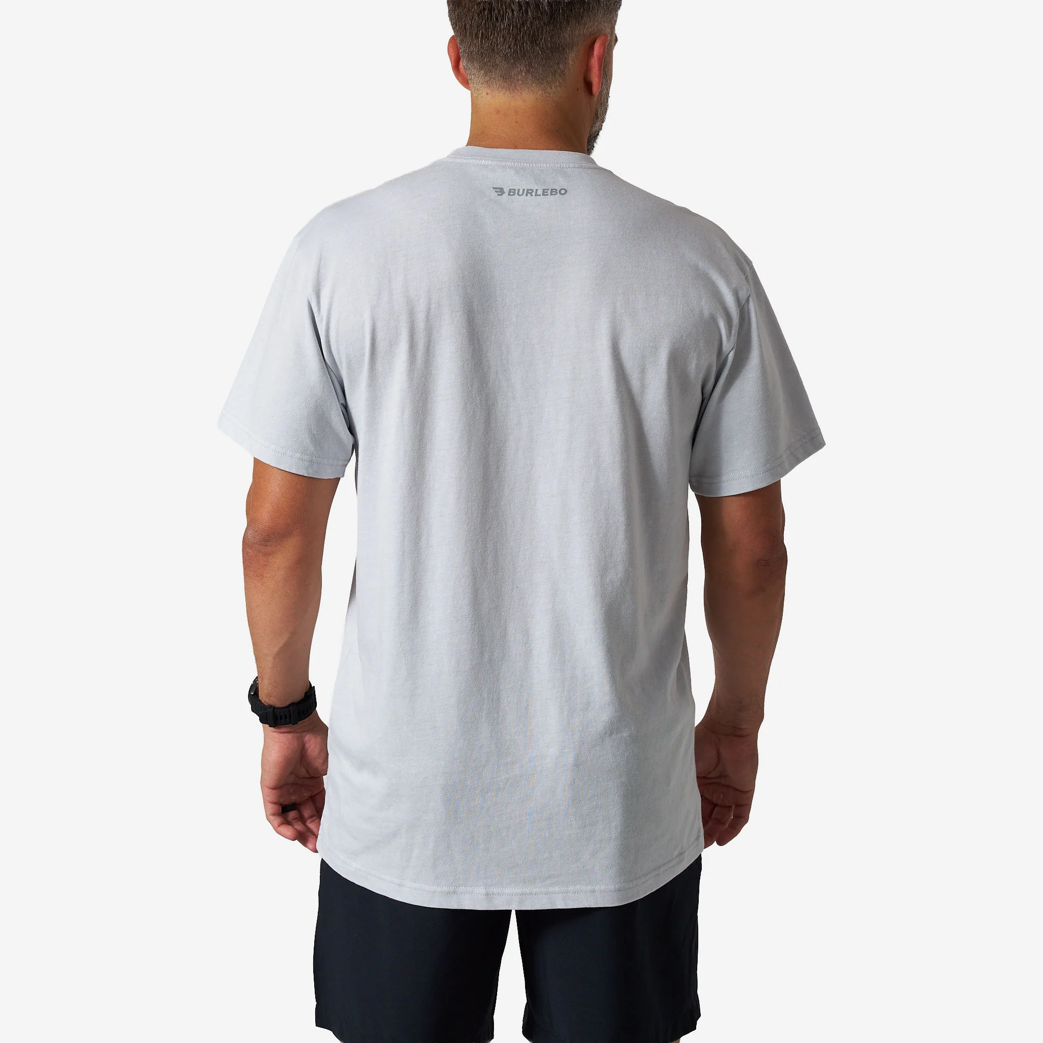 Vintage Washed Tee - PRAY - Light Grey - Image 6