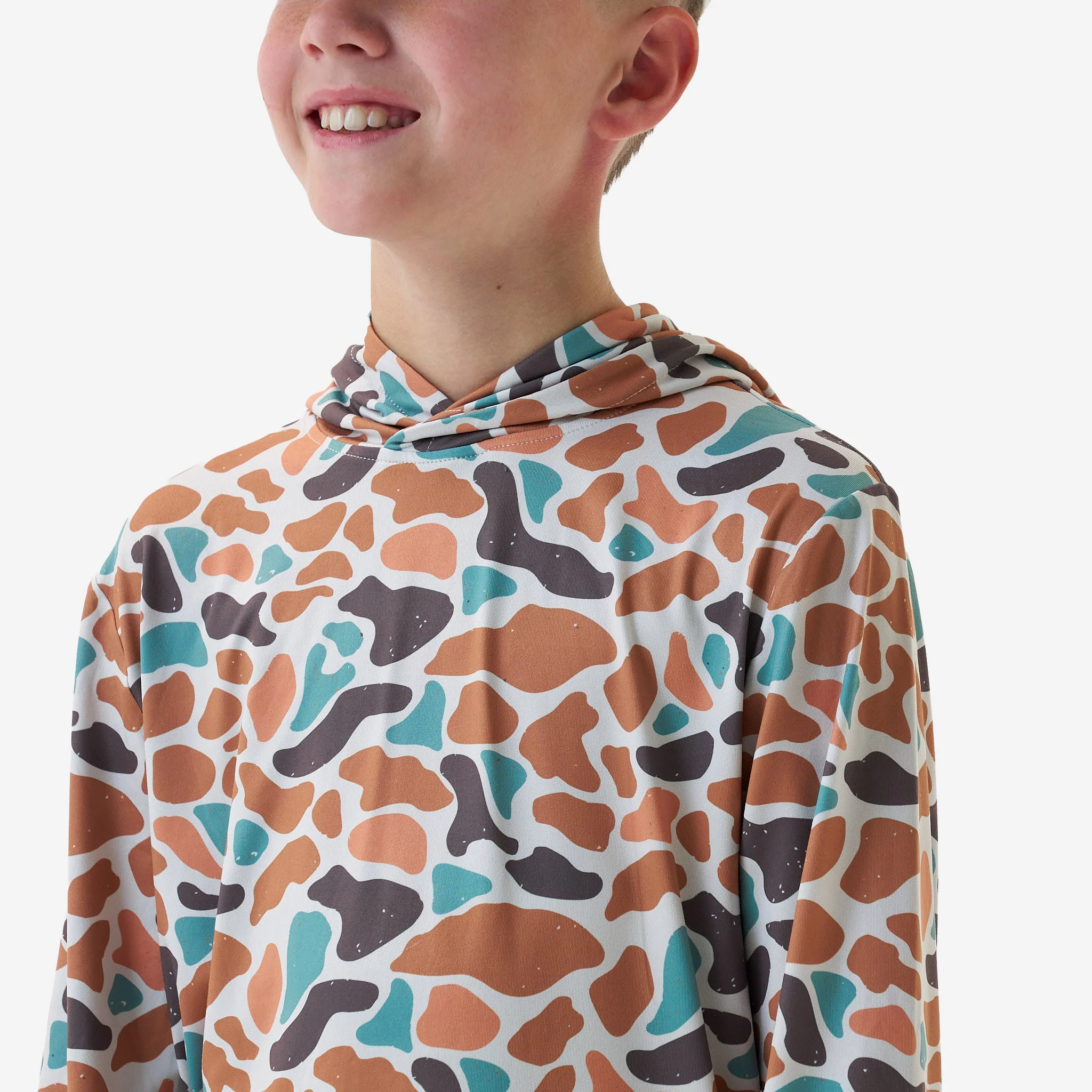 Youth Performance Hoodie - Bayside Camo - Image 3