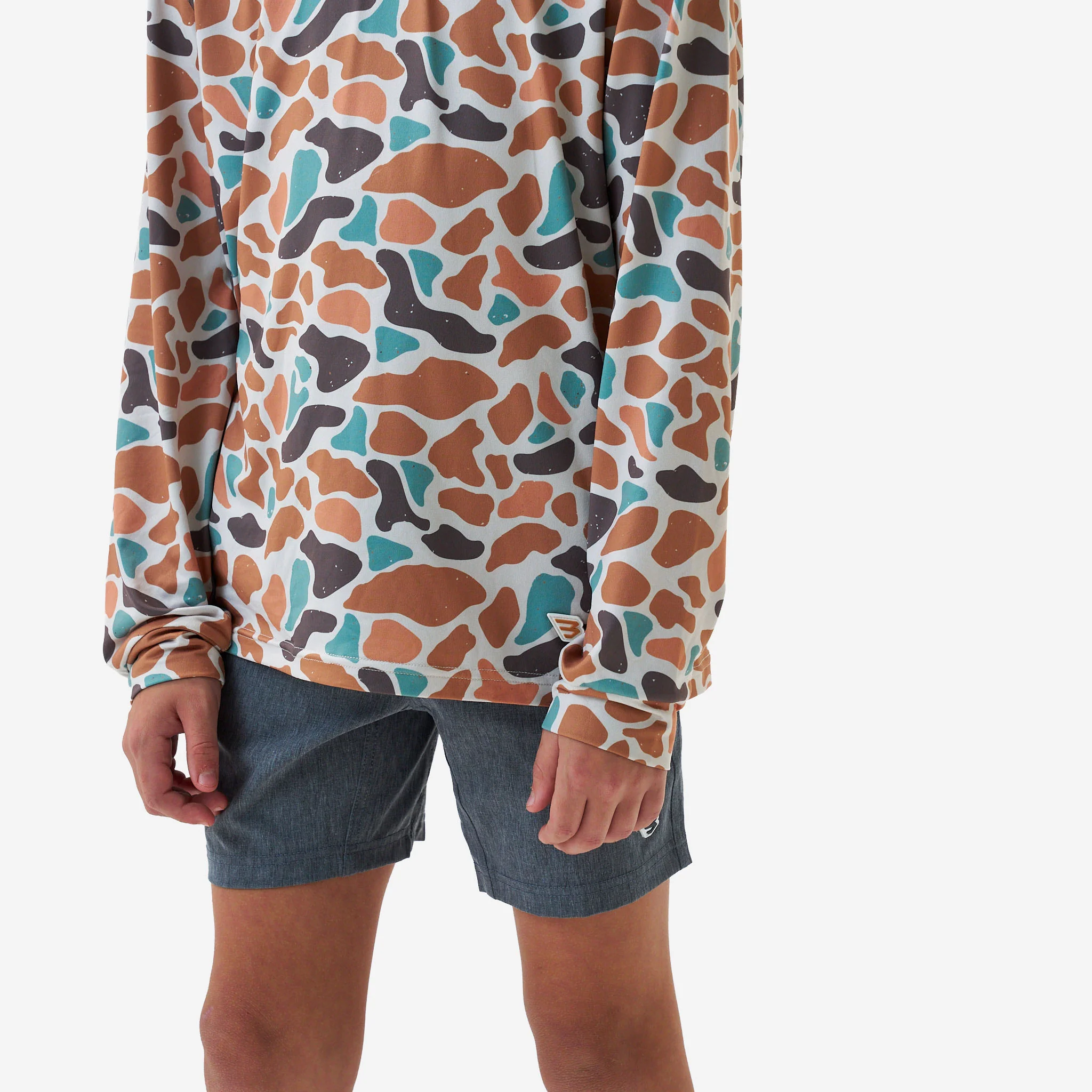 Youth Performance Hoodie - Bayside Camo - Image 4