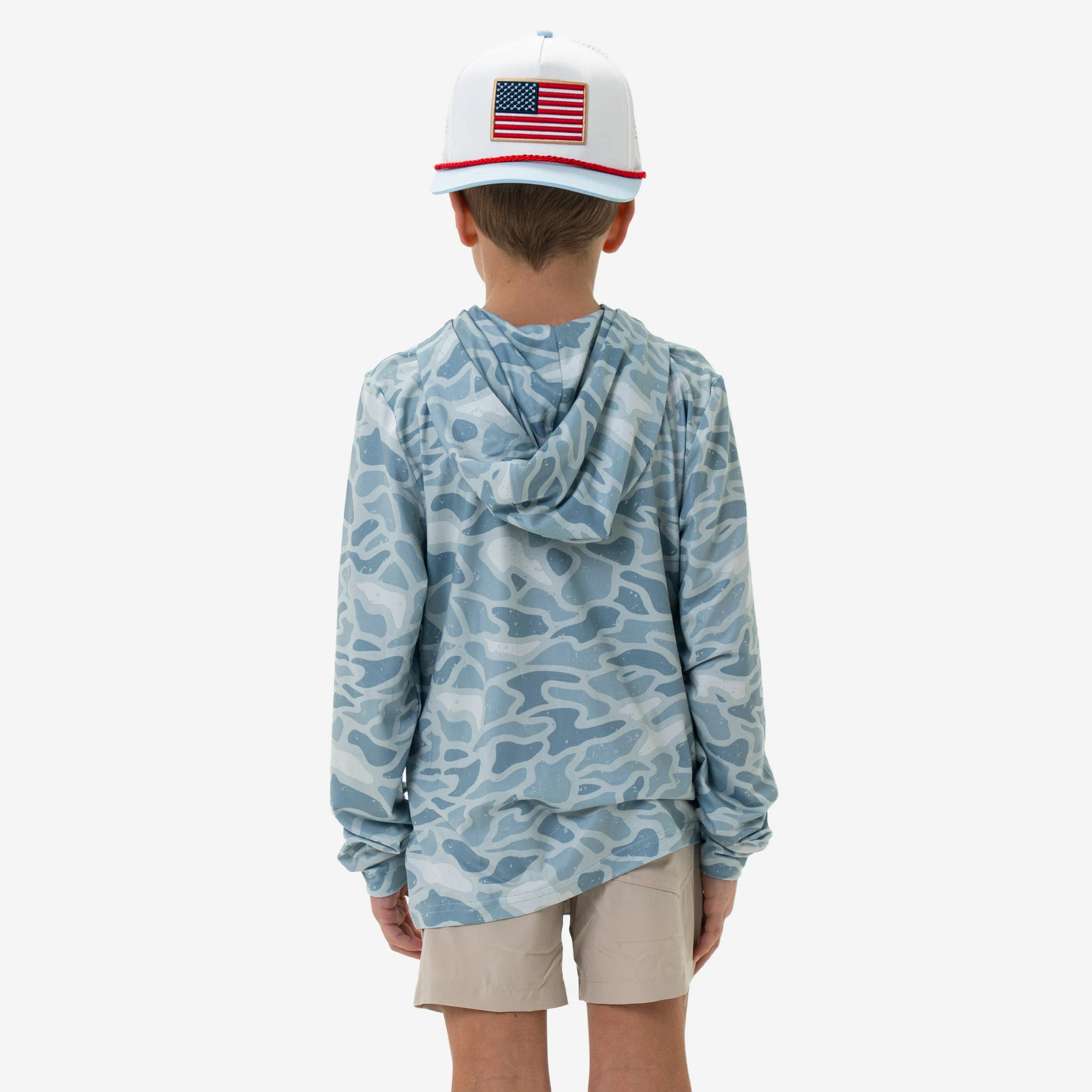 Youth Performance Hoodie - Seaside Camo - Image 4