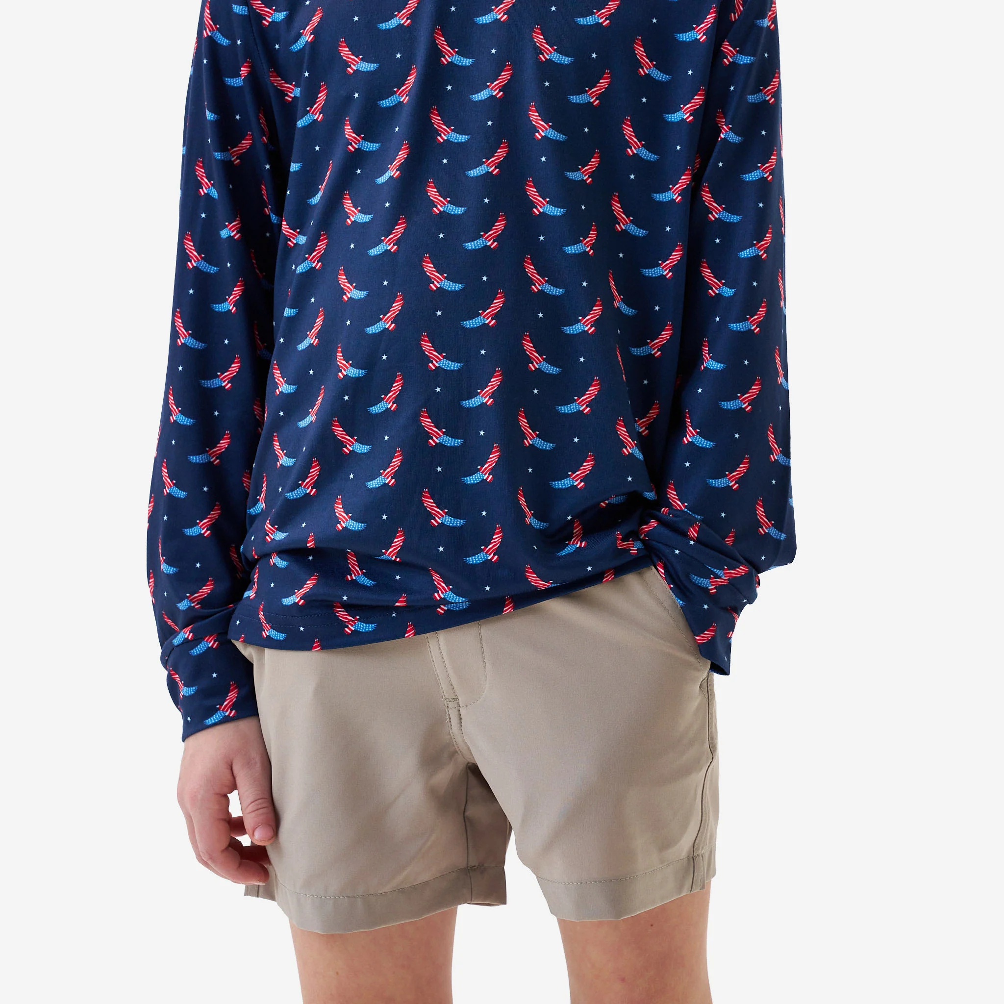 Youth Performance Hoodie - USA Eagle - Image 4