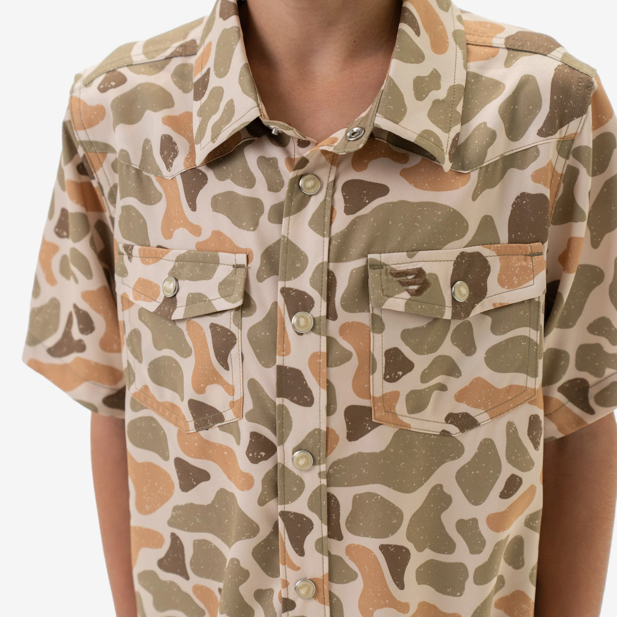 Youth Performance Western Shirt - Venado Camo - Image 3
