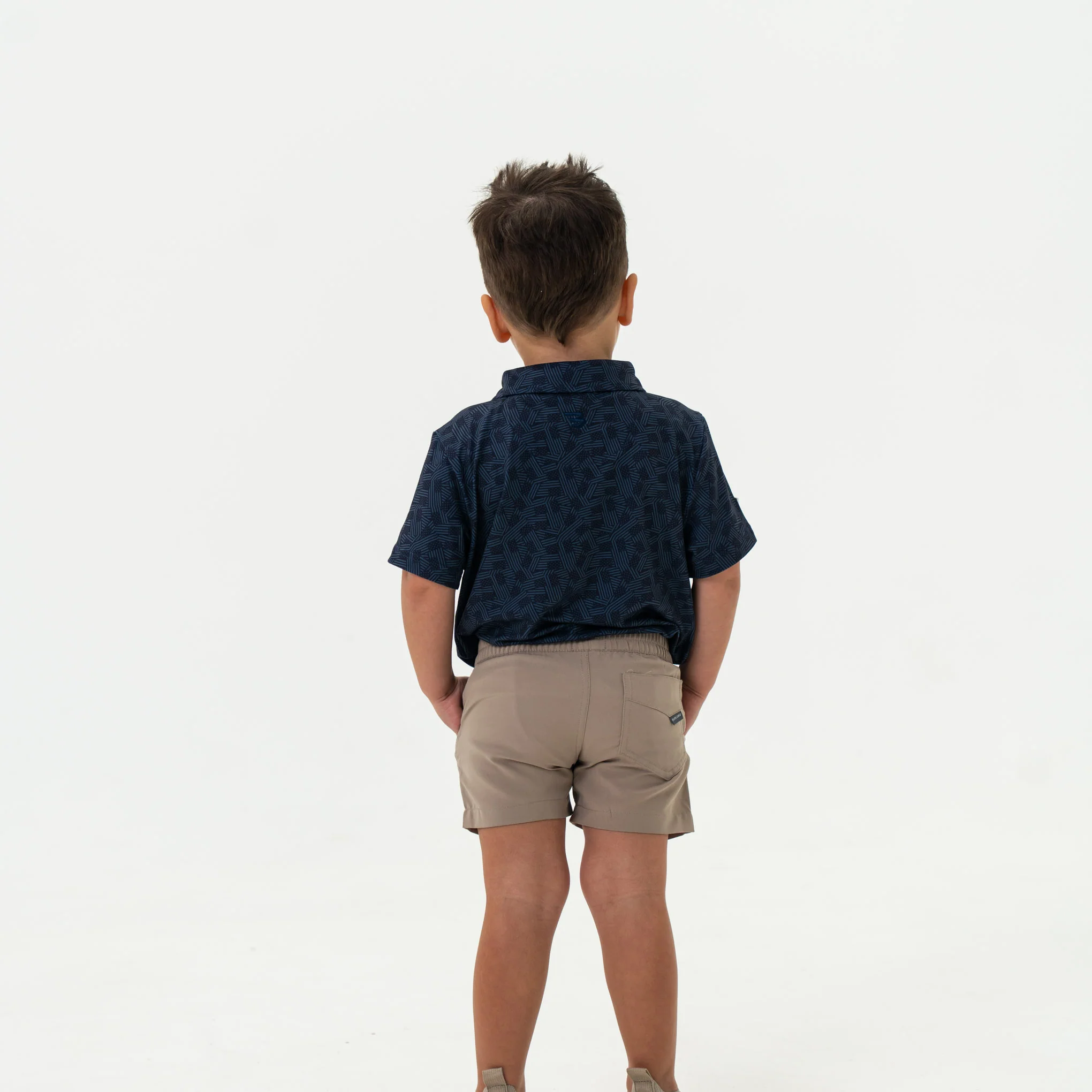 Youth Performance Polo - Stars and Stripes Navy - Image 3