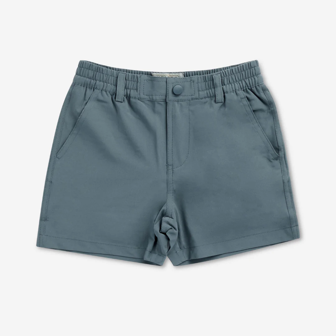Youth Everyday Short - River Rock Grey - Classic Deer Camo Pocket - Image 5
